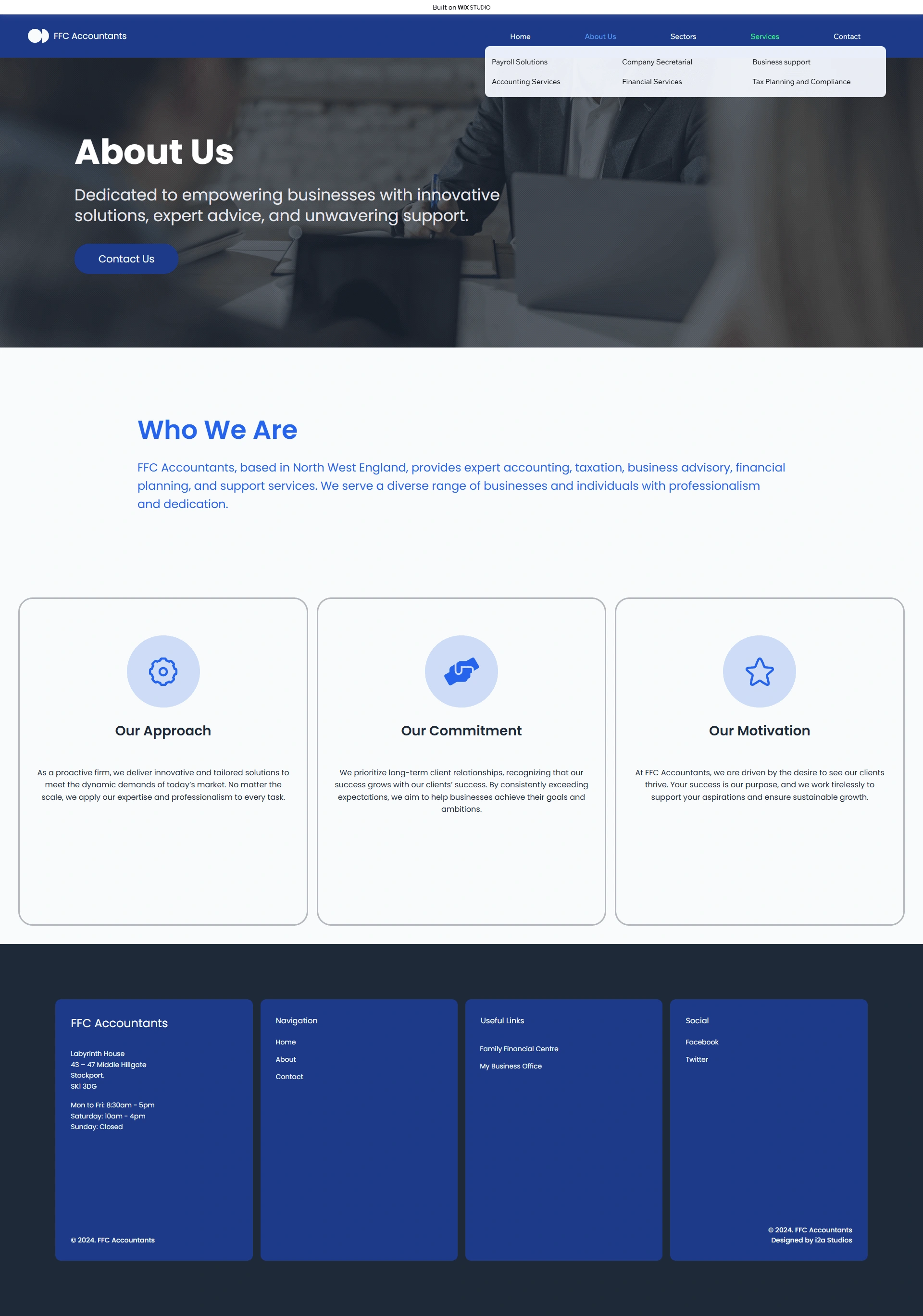 About us page