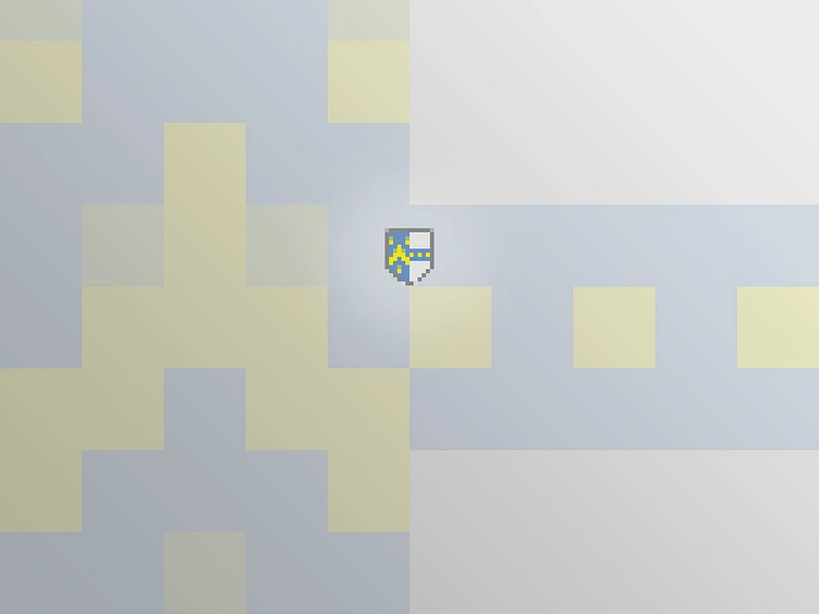 Simplified favicon of combined crest.