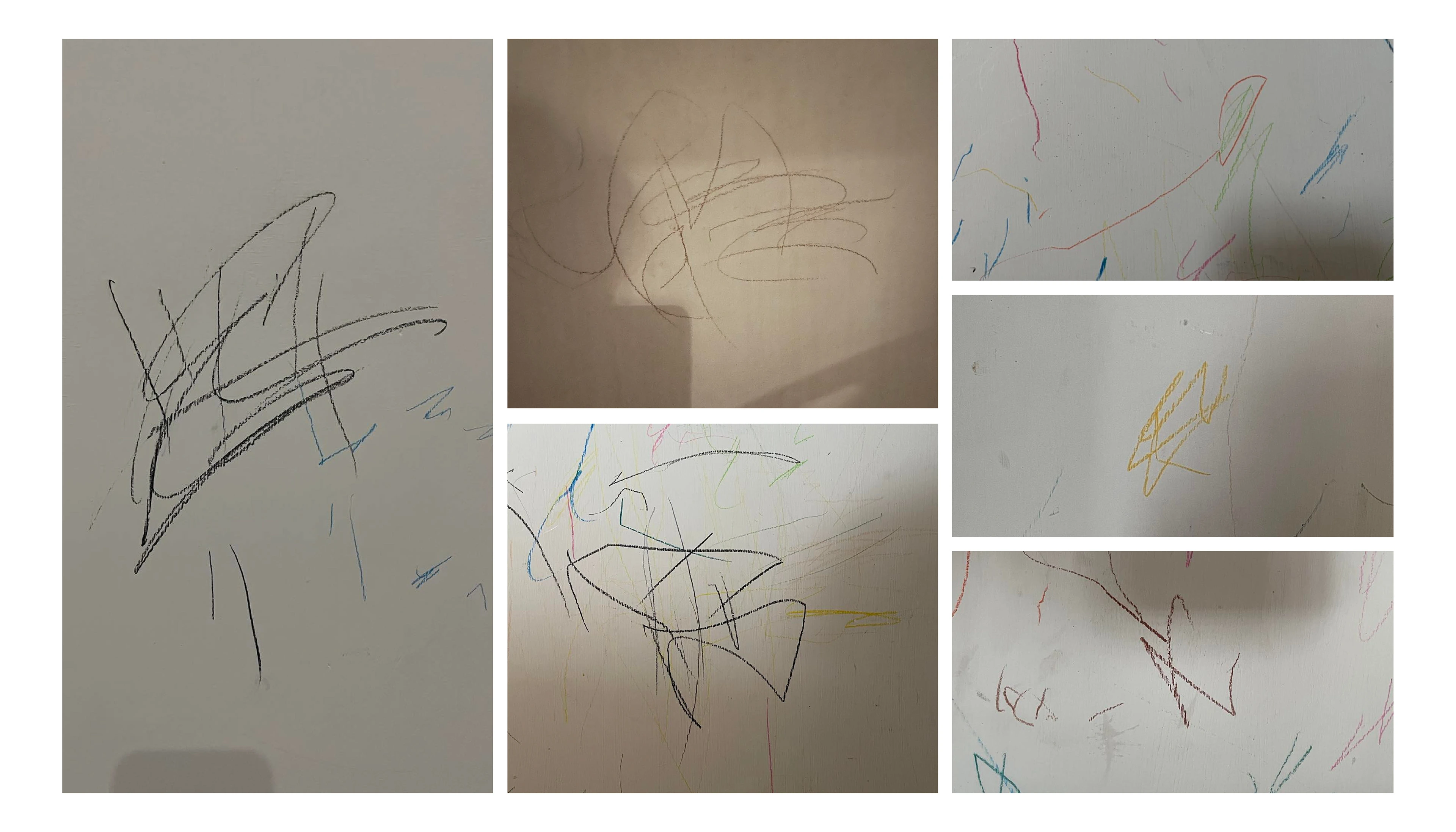 My niece's scribbles on the wall