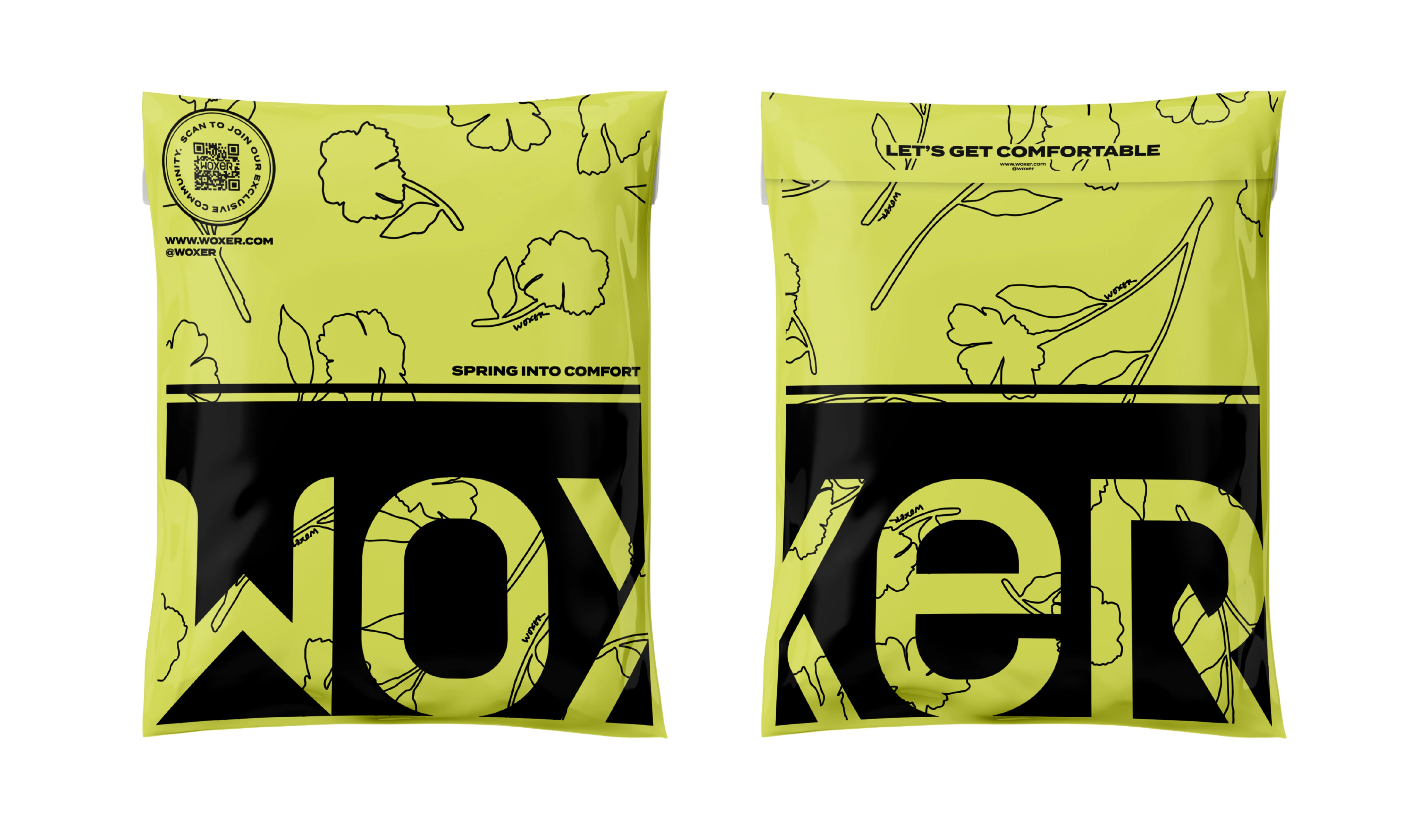 Shipping Bags/Packaging for Woxer. Spring, 2024.