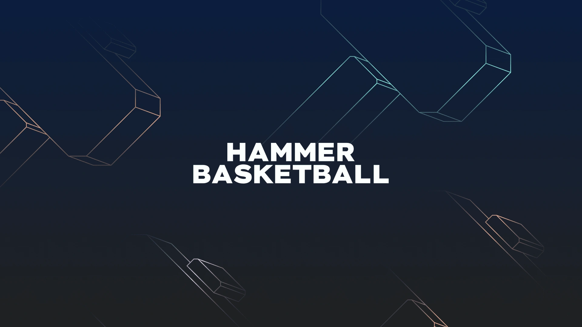 The hammer logo was designed with adaptation into a design element in mind.