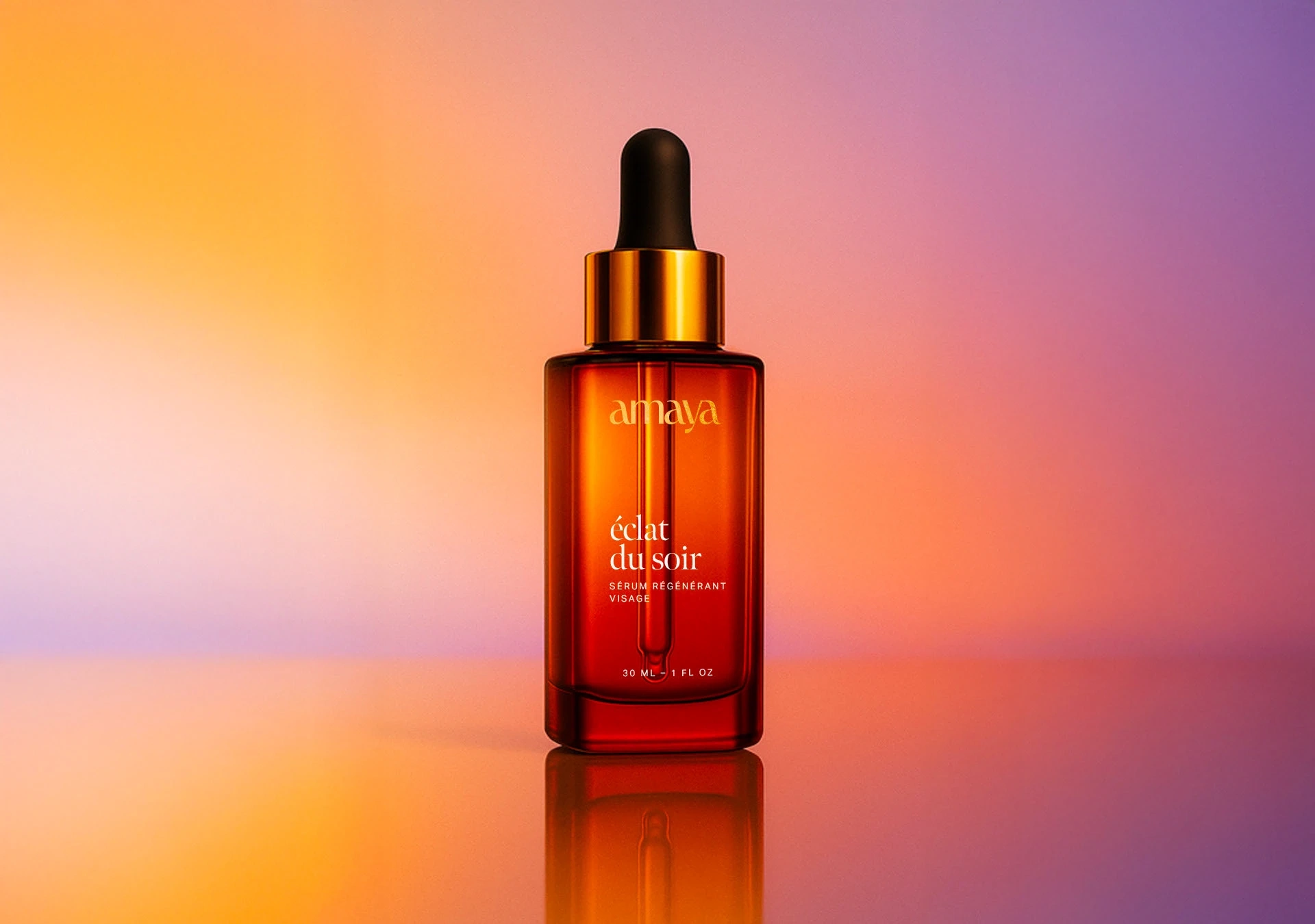 Amaya's serum packaging