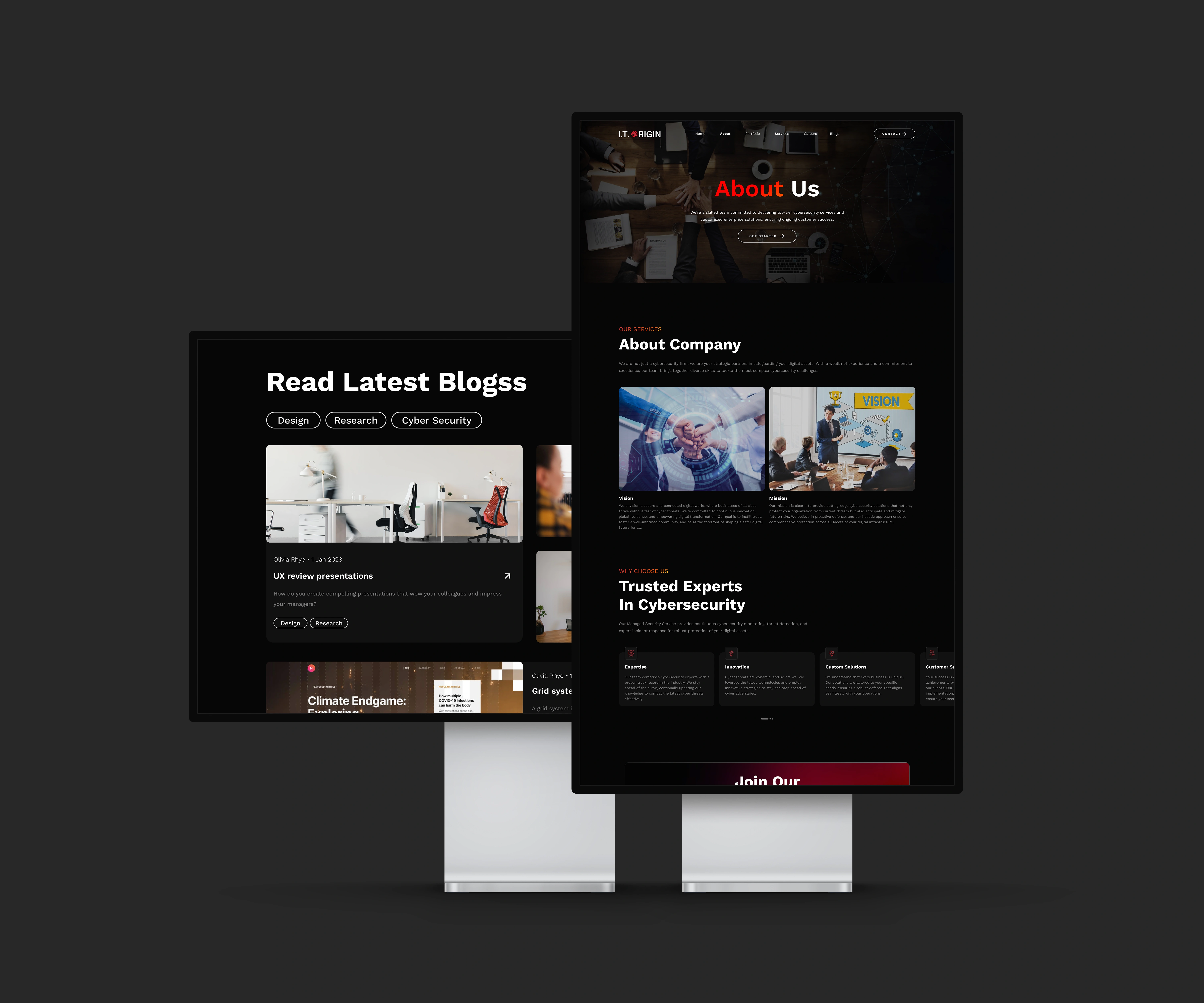 Security company website design