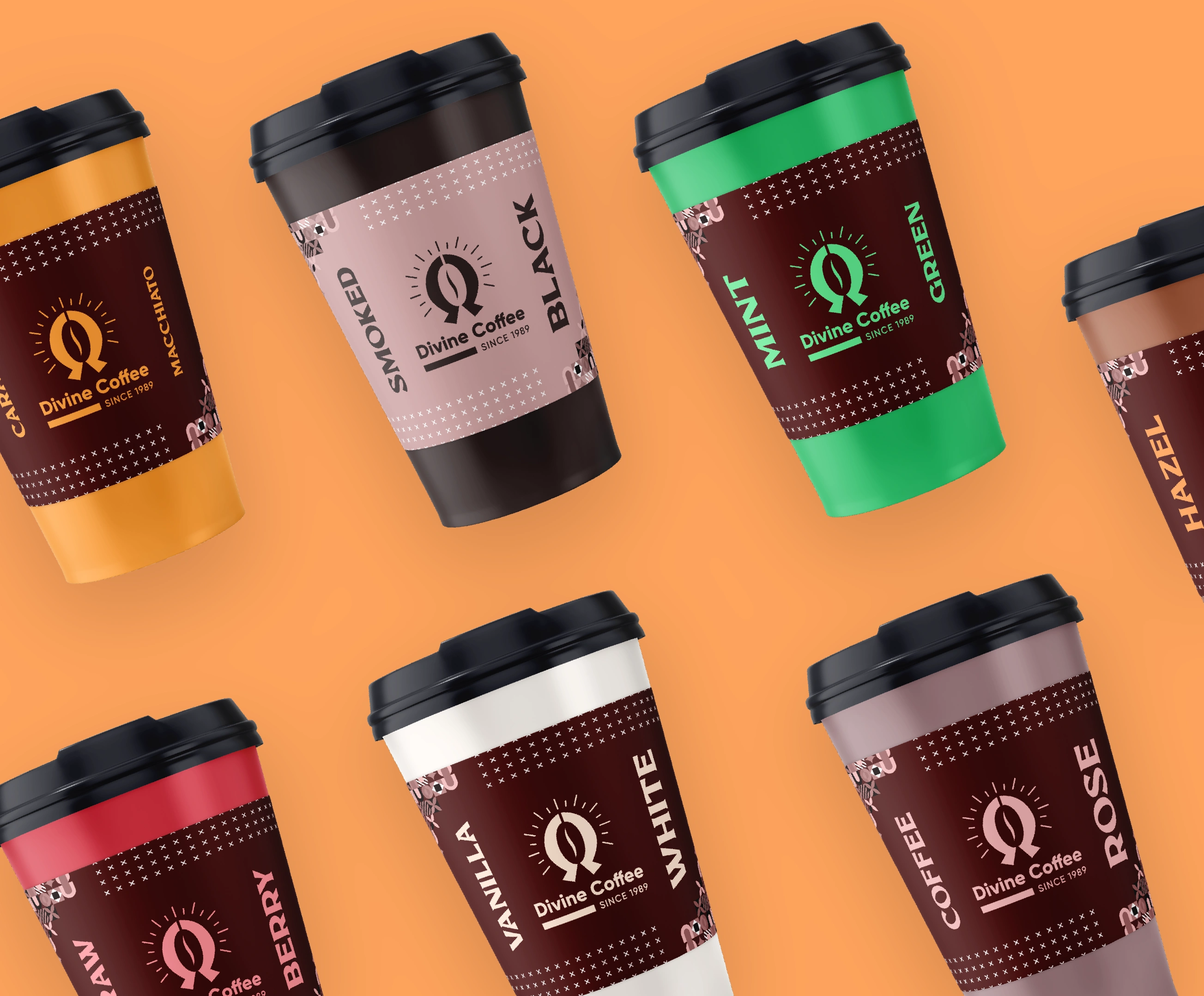 A wide range of flavours