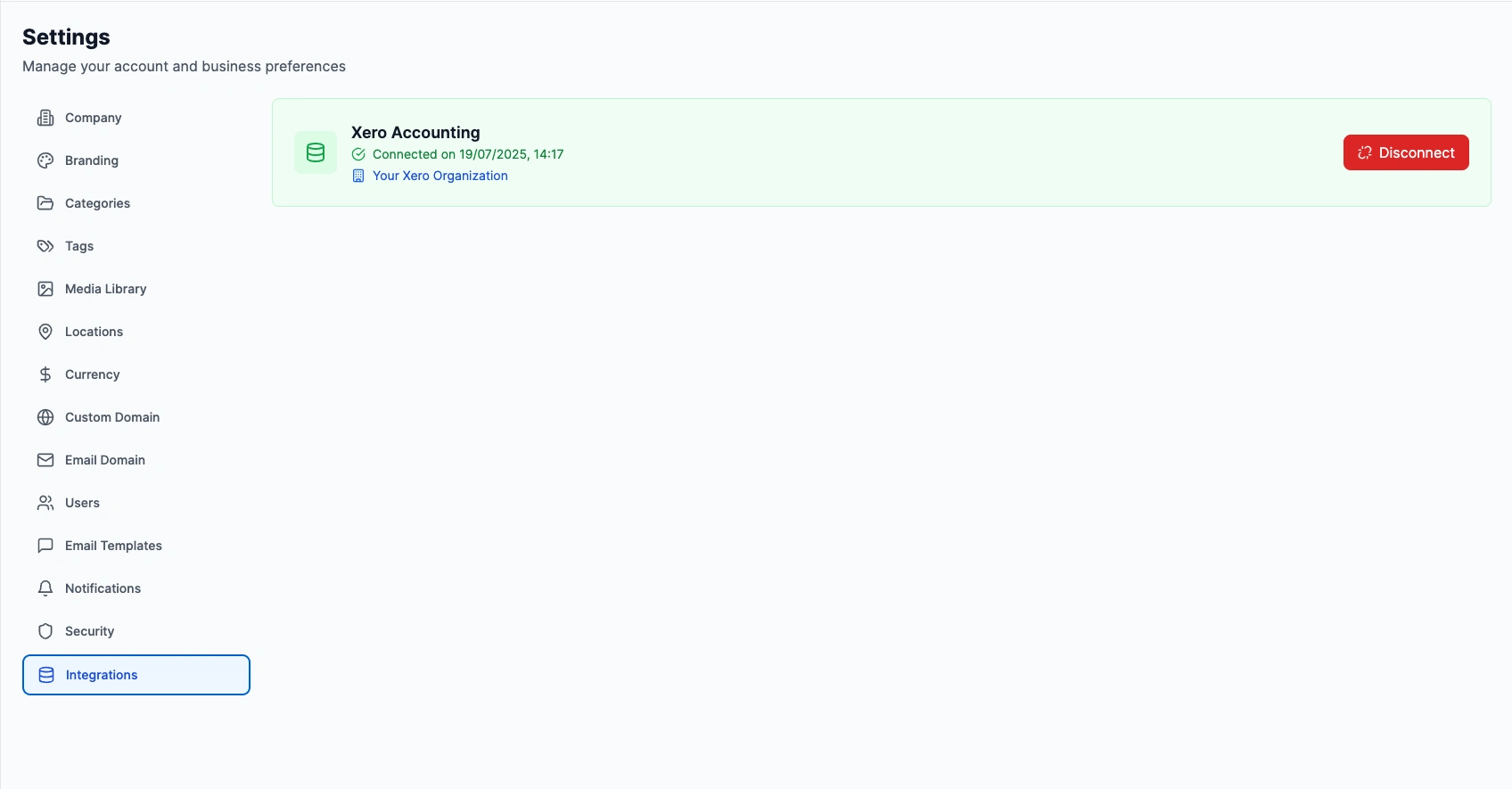 Two Way Sync with Xero