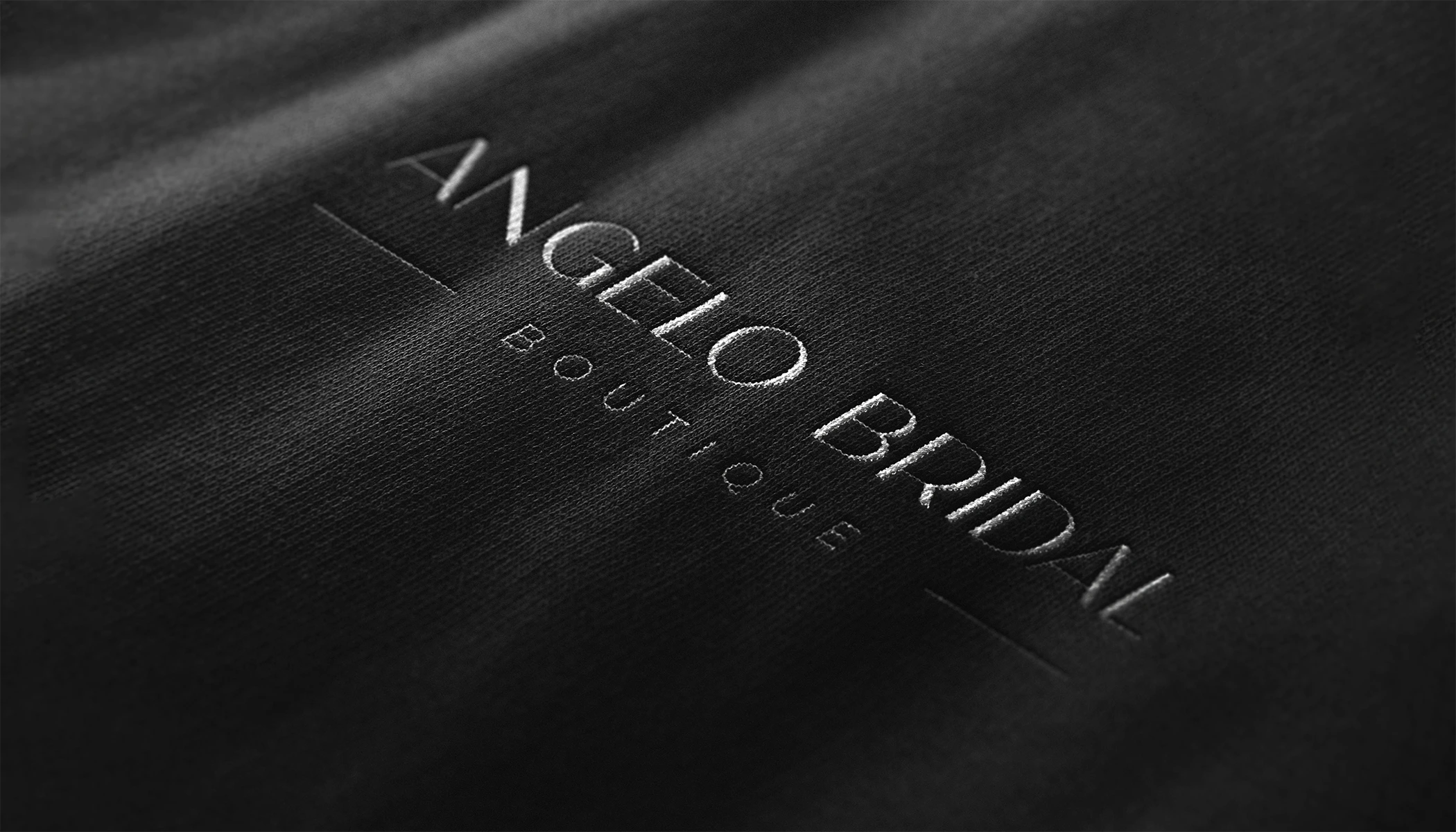 Logo Mockup on a piece of fabric