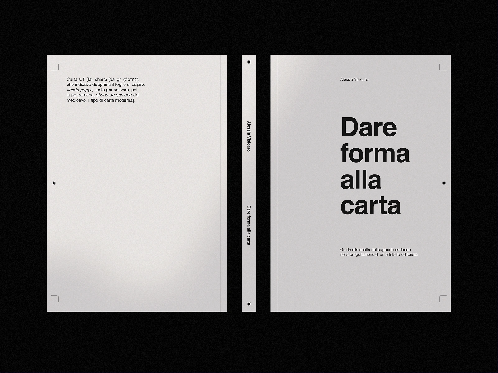 Master Degree Cover Design