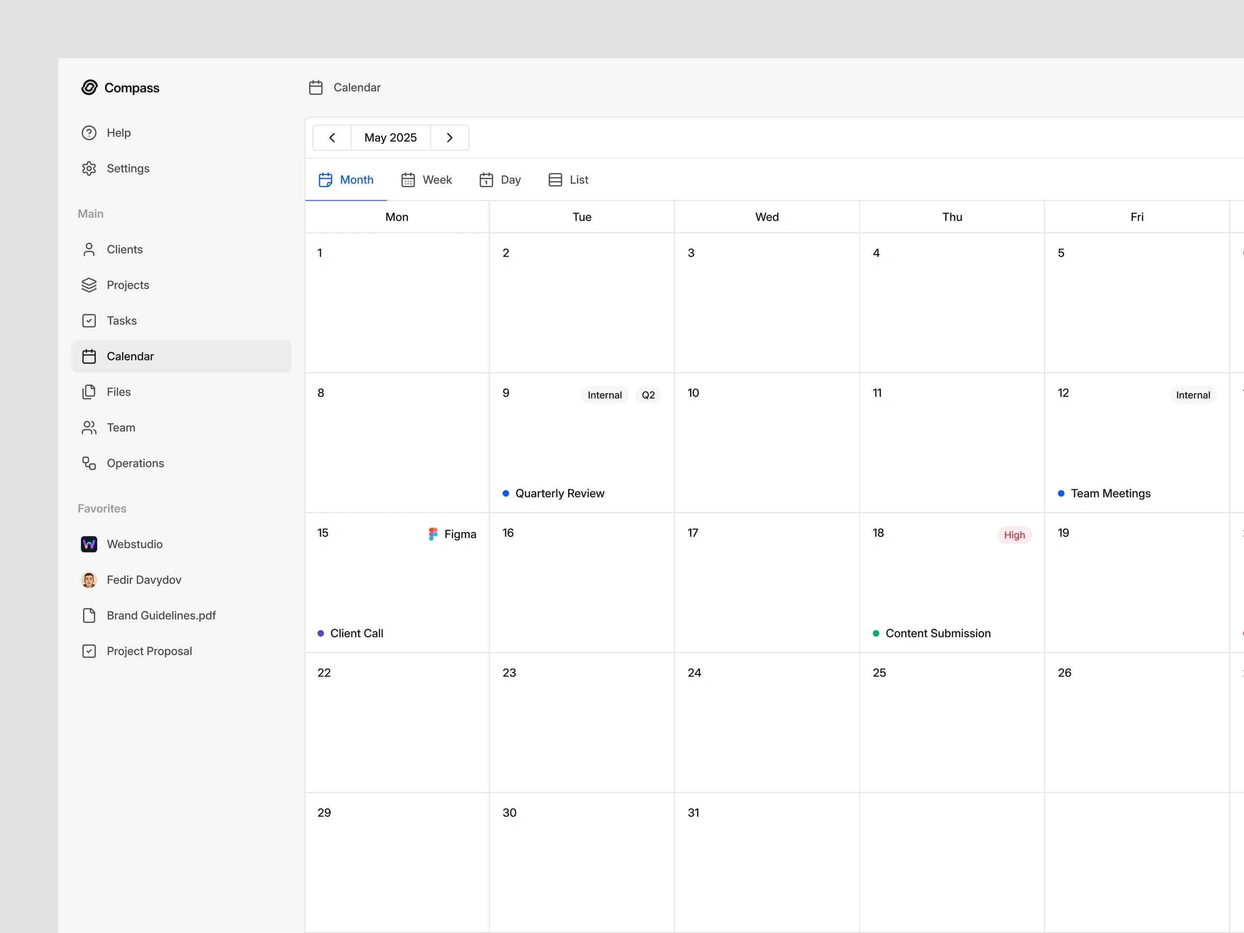 Calendar