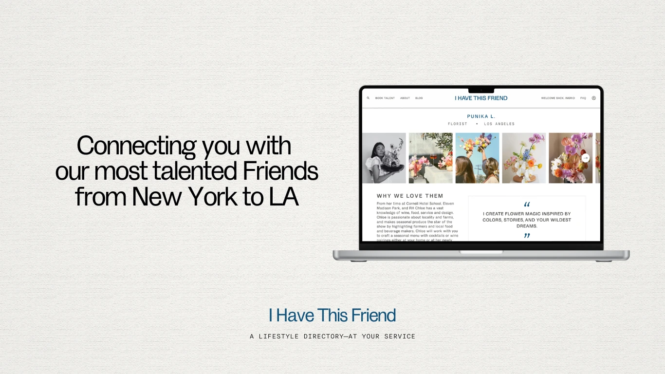 I Have This Friend Promo