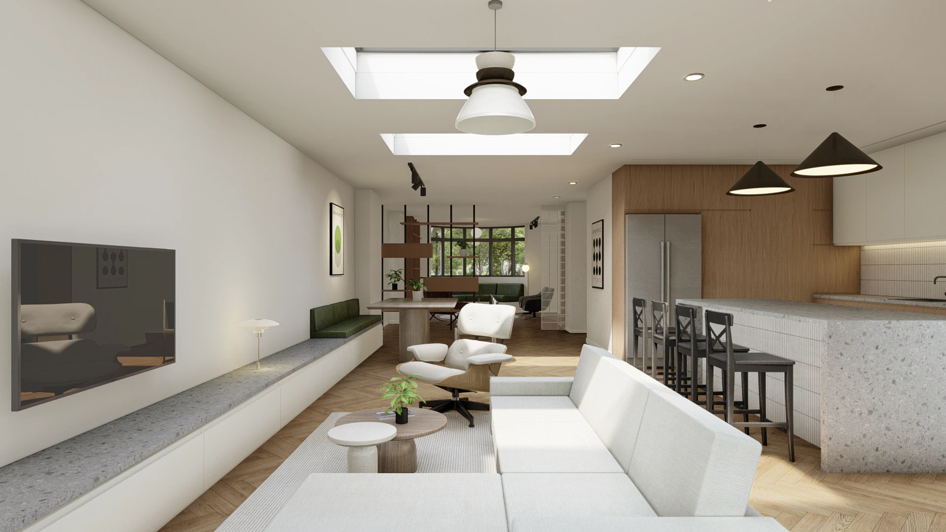 Living-Dining-Kitchen