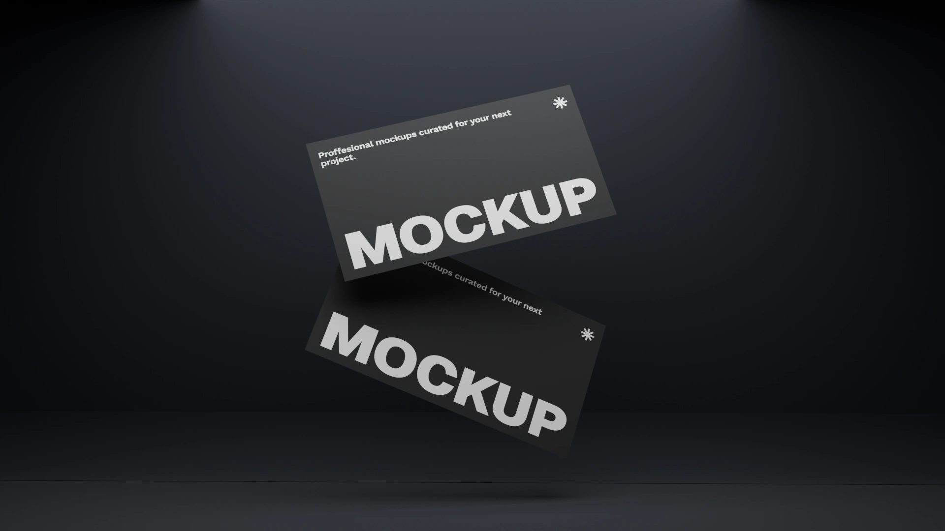 Dark mode, 2 cards