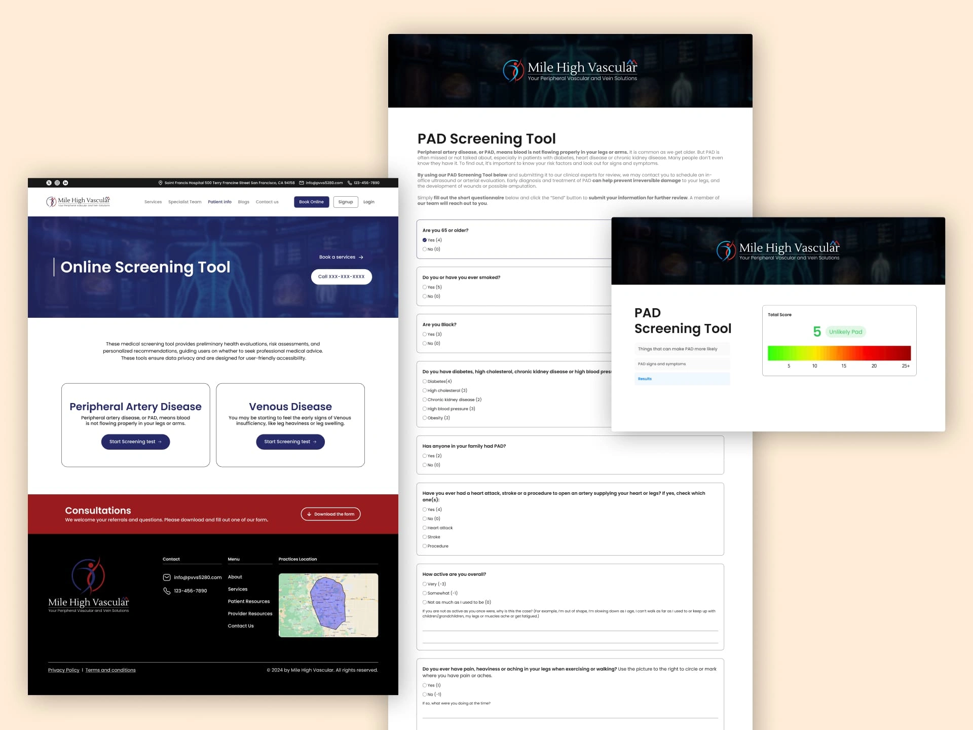 Screening Tool Ui/Ux Design 