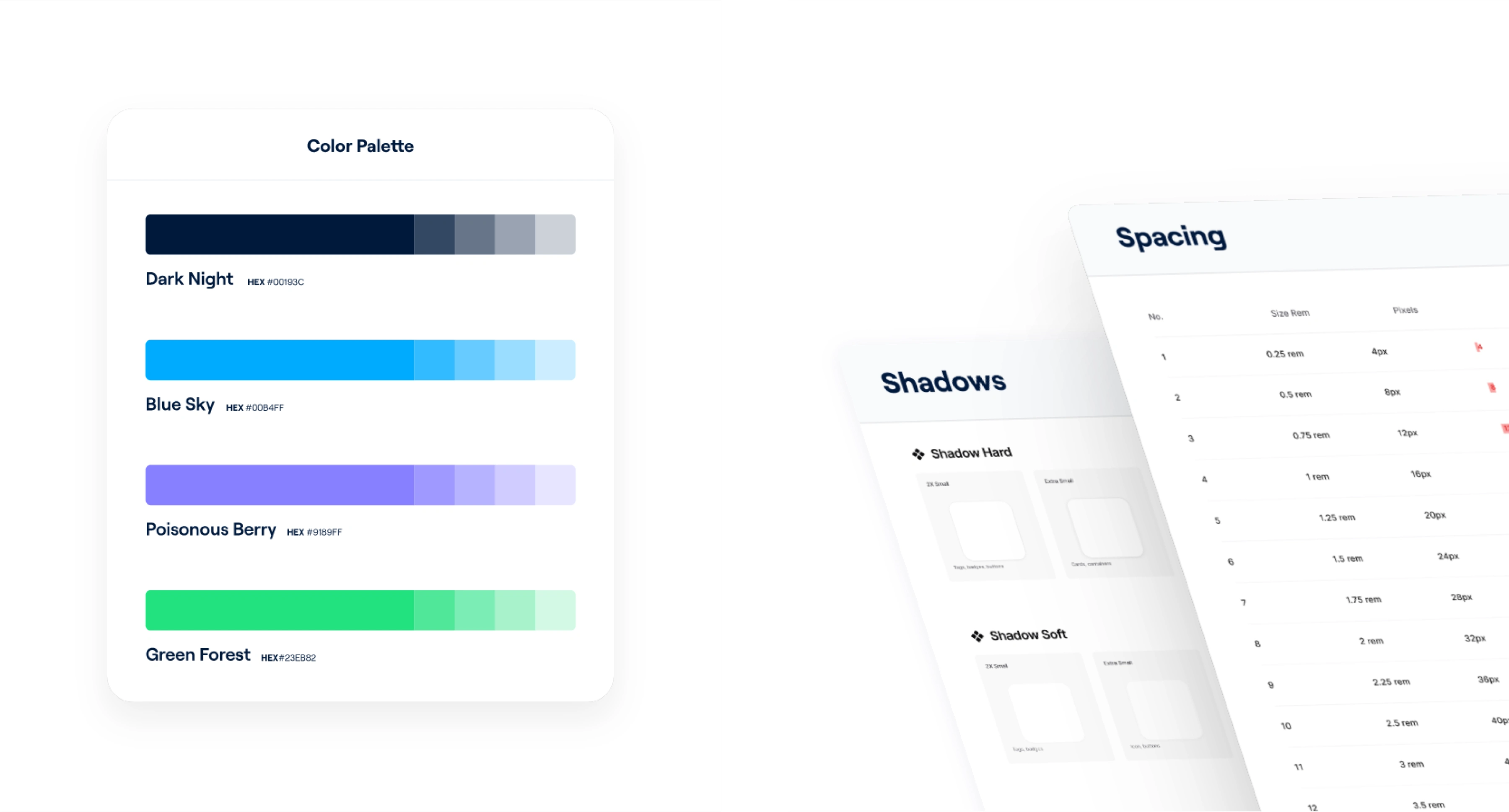 Color Palates & Spacing