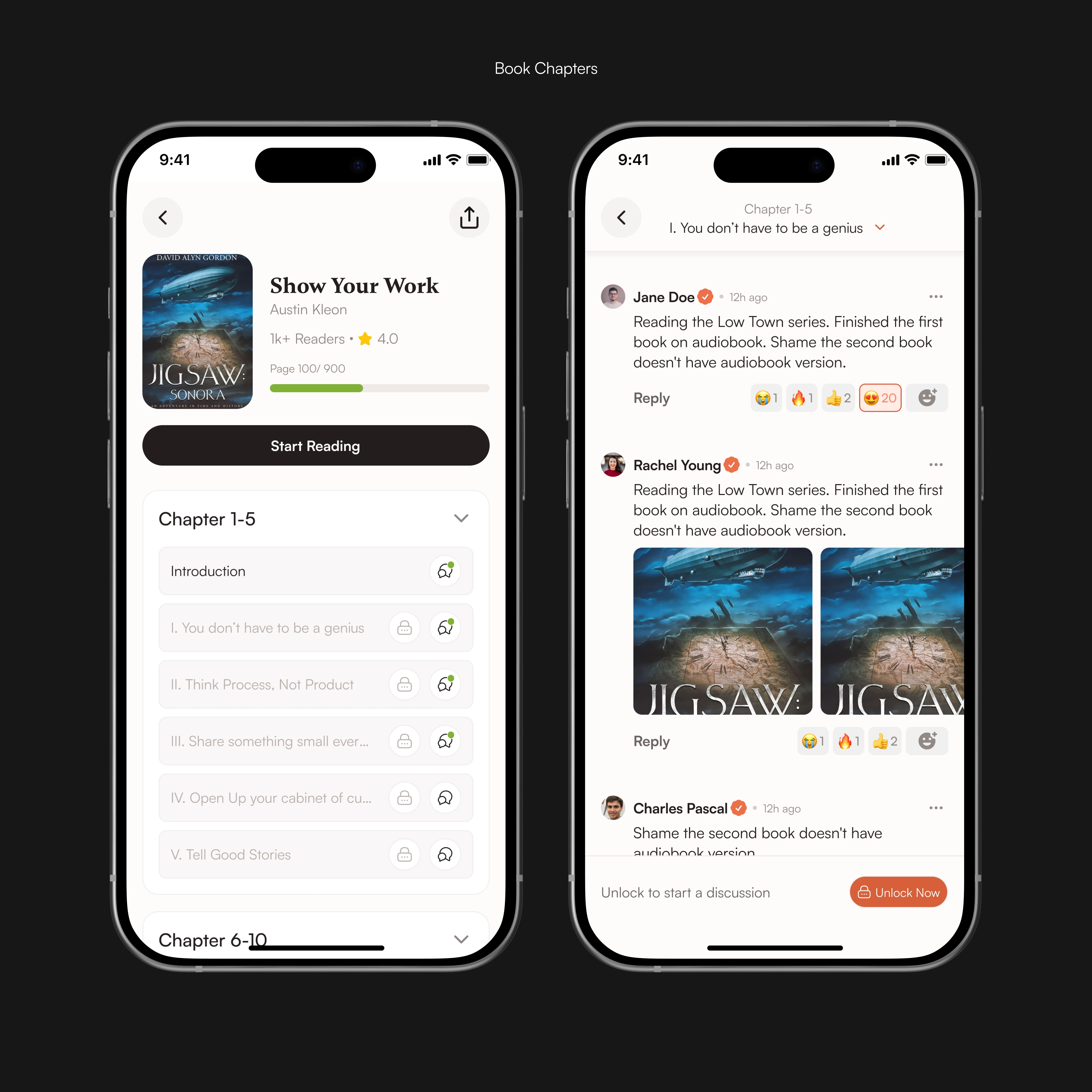 Book Chapters and Conversations