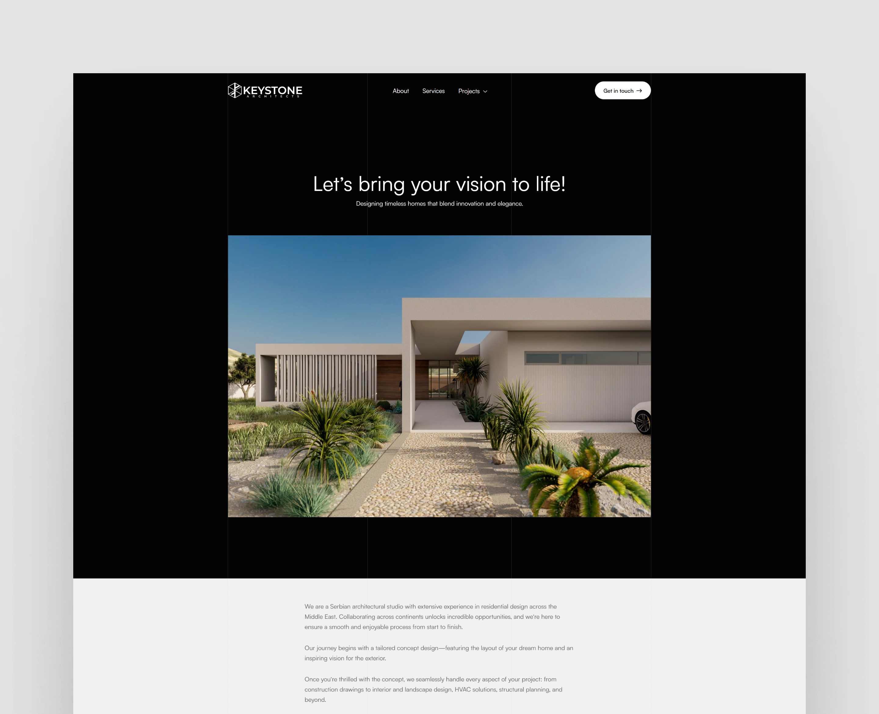 Blog Post Template Page