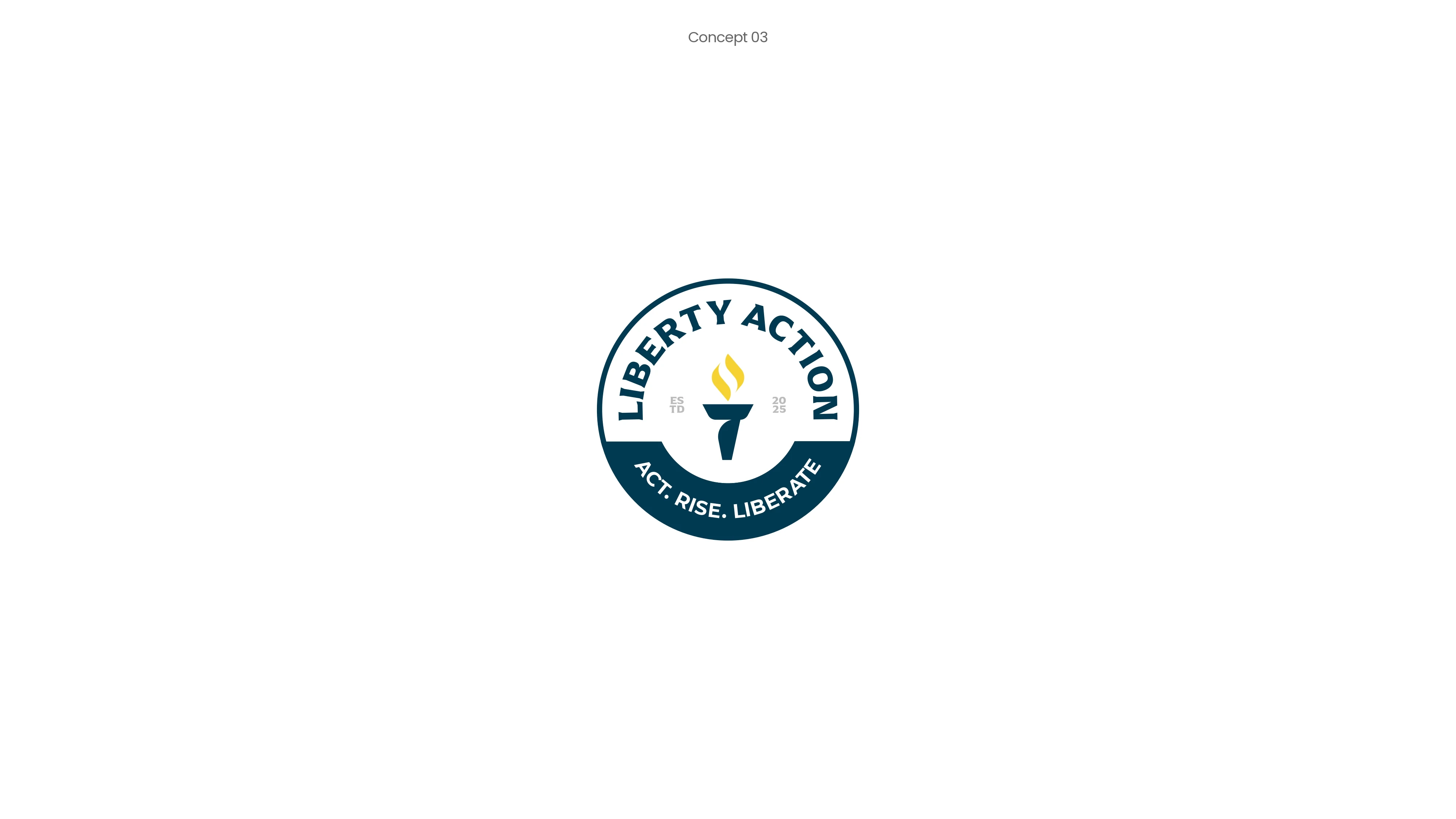 Liberty Action logo design page 4