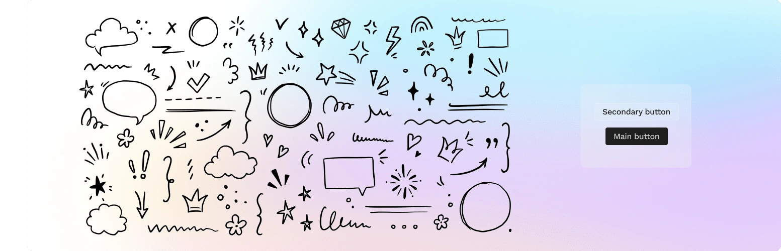 Illustrations & buttons