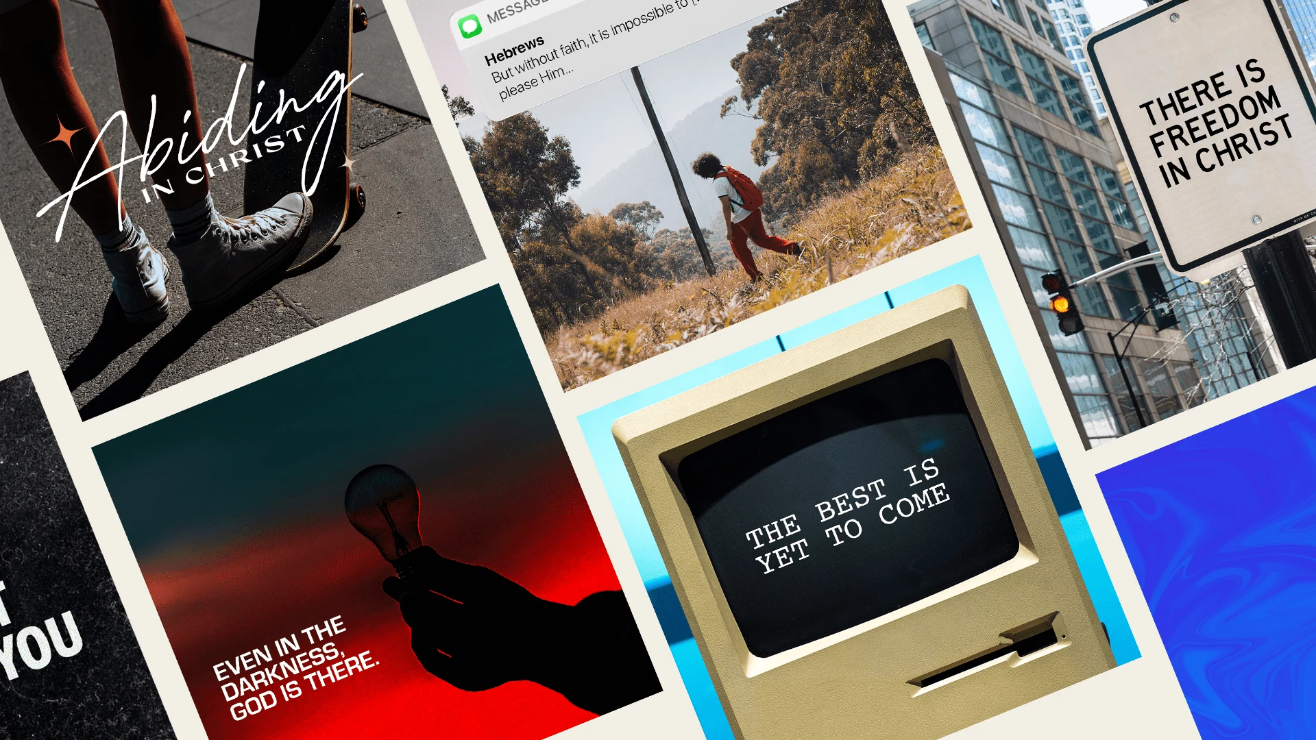 Collection of Social Media Graphics (Strategy: To fruitfully encourage followers and visitors on the church Instagram page with Scripture verses or Biblically sound reminders to spiritually engage our audience while on the platform but creatively).