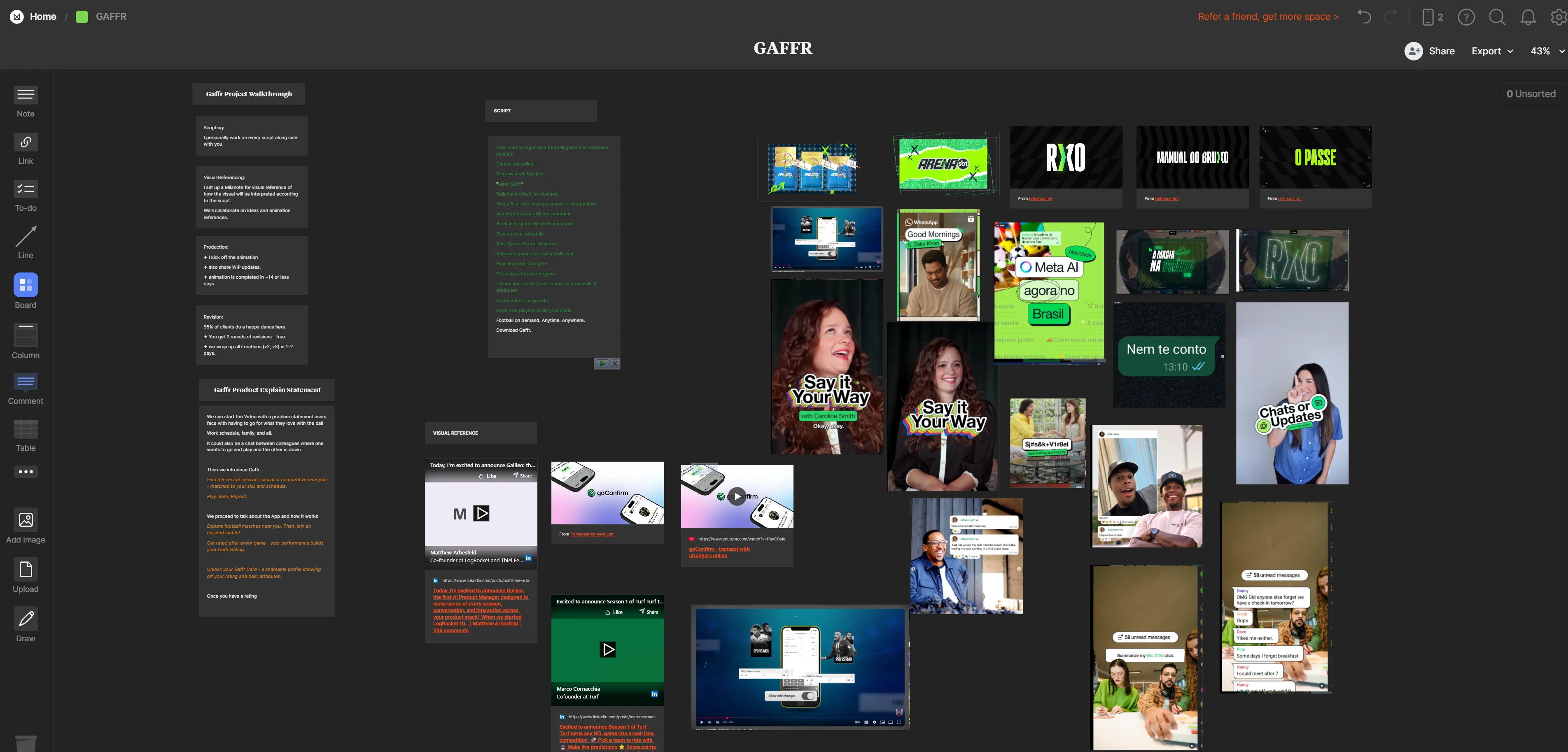 Maximixed using Milanote for easy collaboration 