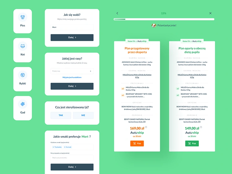 Petigo Diet Configurator