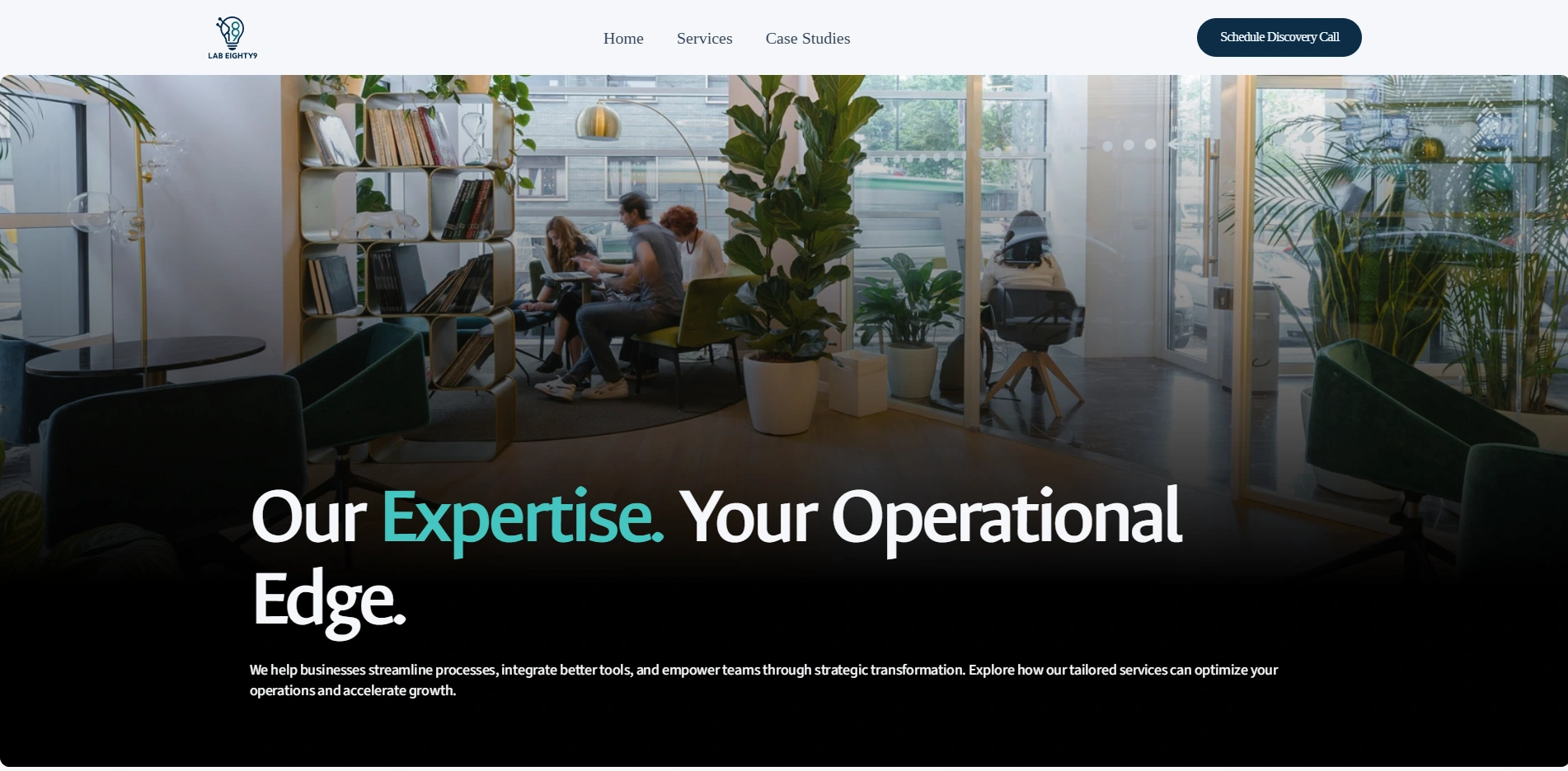 Services Page Hero Section