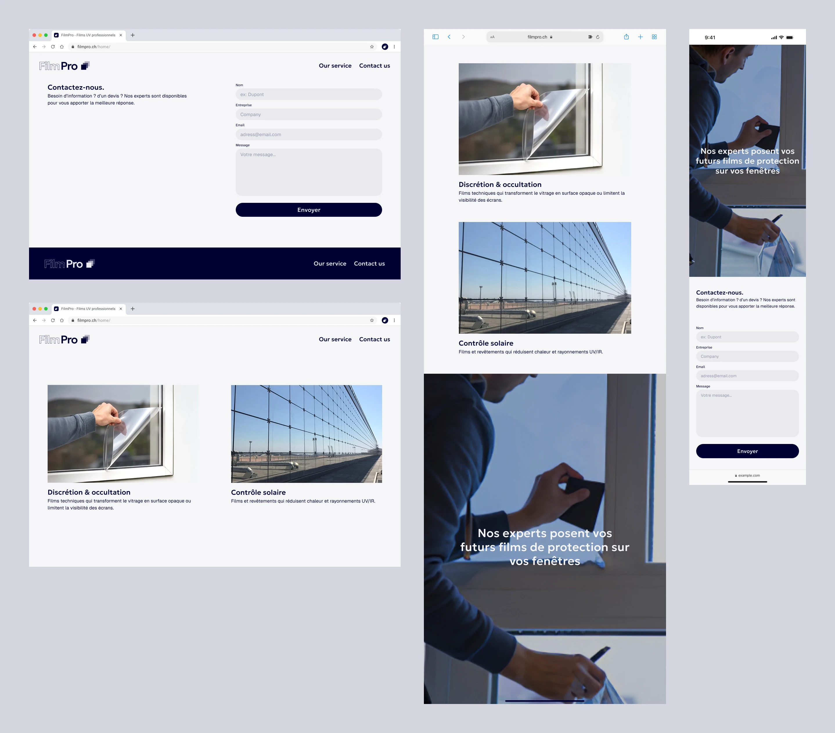 Responsive of FilmPro