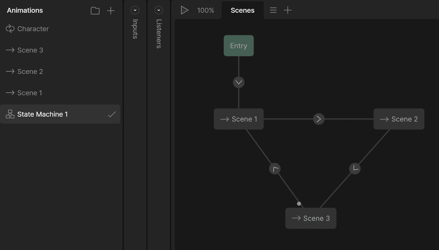State Machine Set-up With Scenes