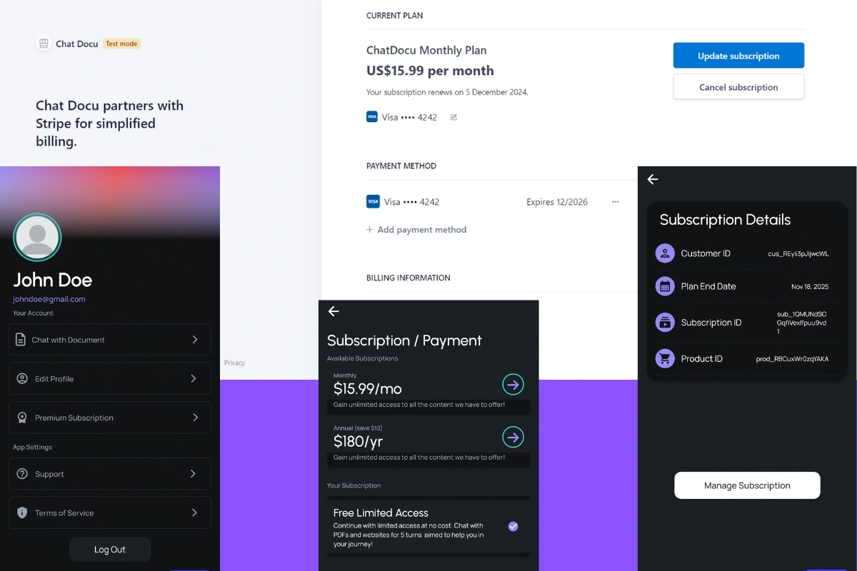 Stripe Flow: Freemium Model and Payment Processing