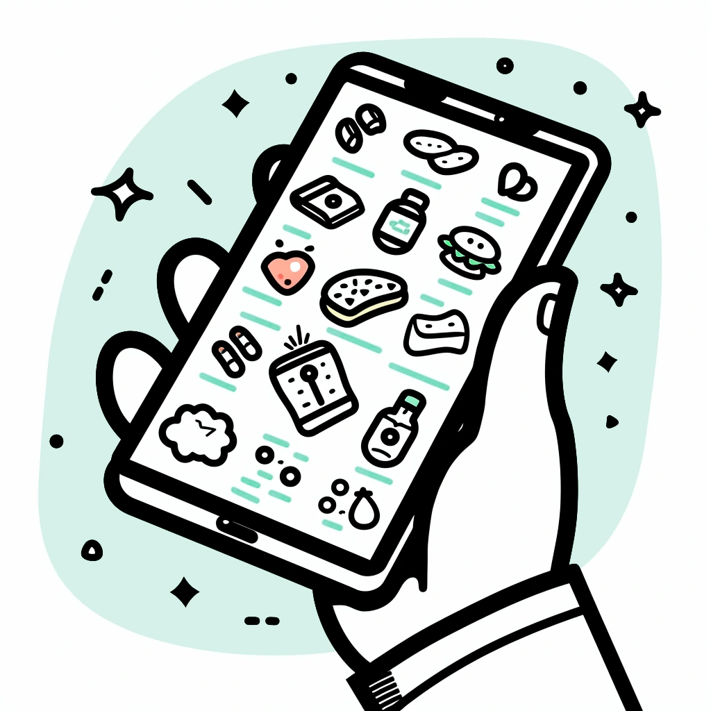 Shows the history of allergy-safe foods tracked.