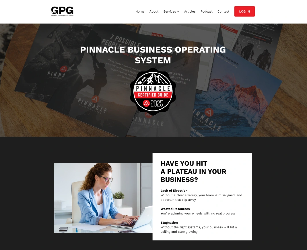 Business Strategy Services Page