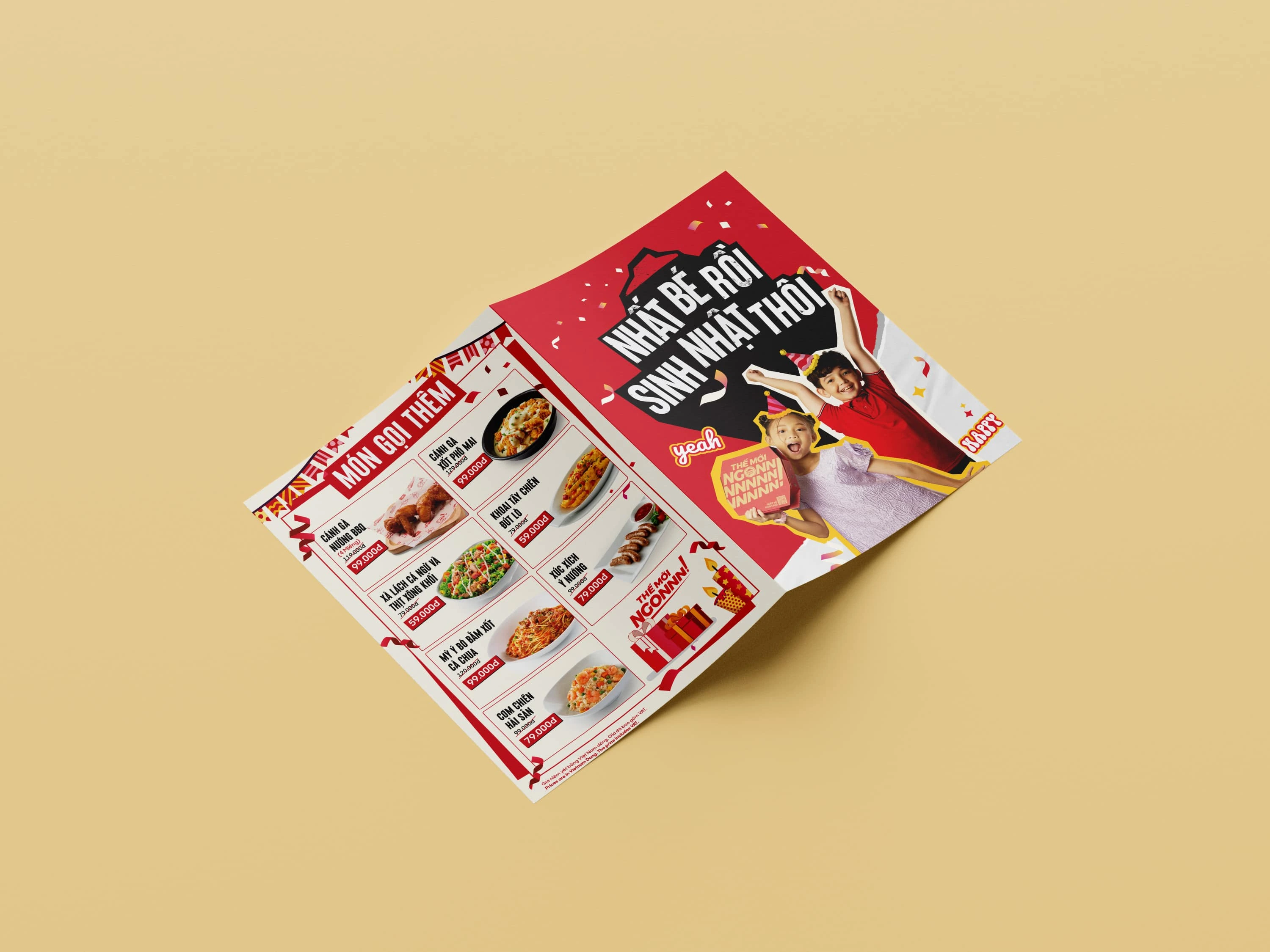 The Cover of Birthday Menu