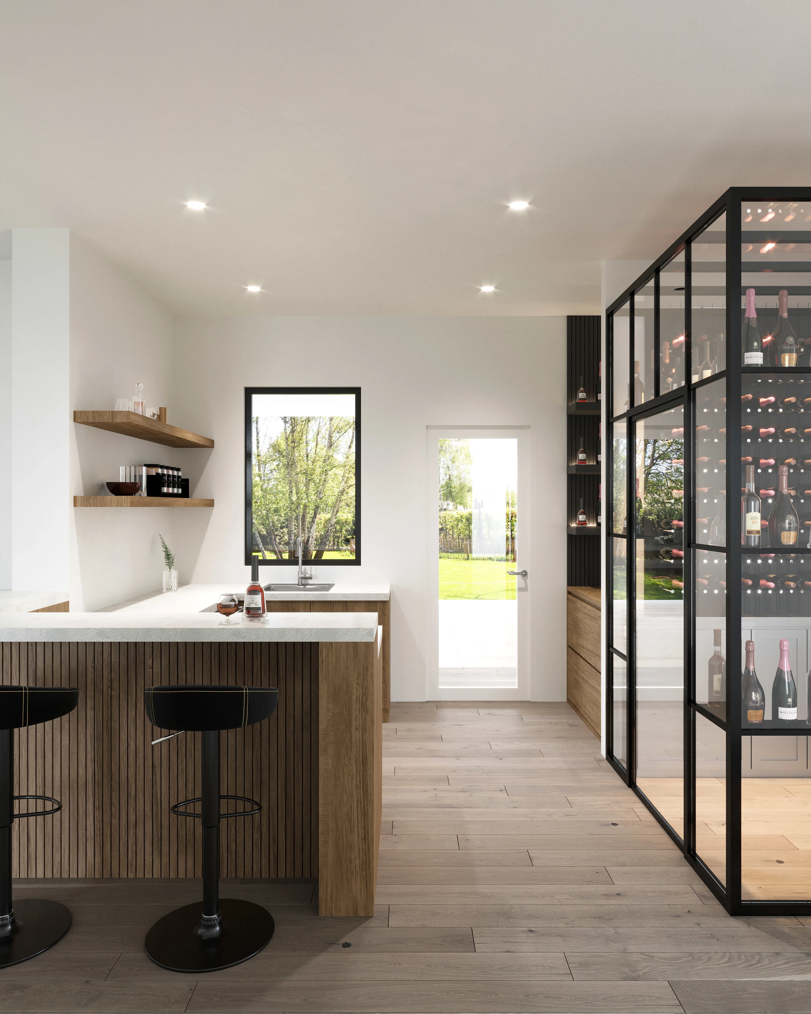 Butler's Pantry |Ultra-Realistic 3D Rendering