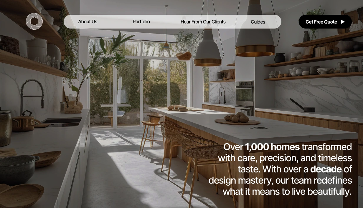 Round ID Below-the-fold, guiding the user in a storytelling process.