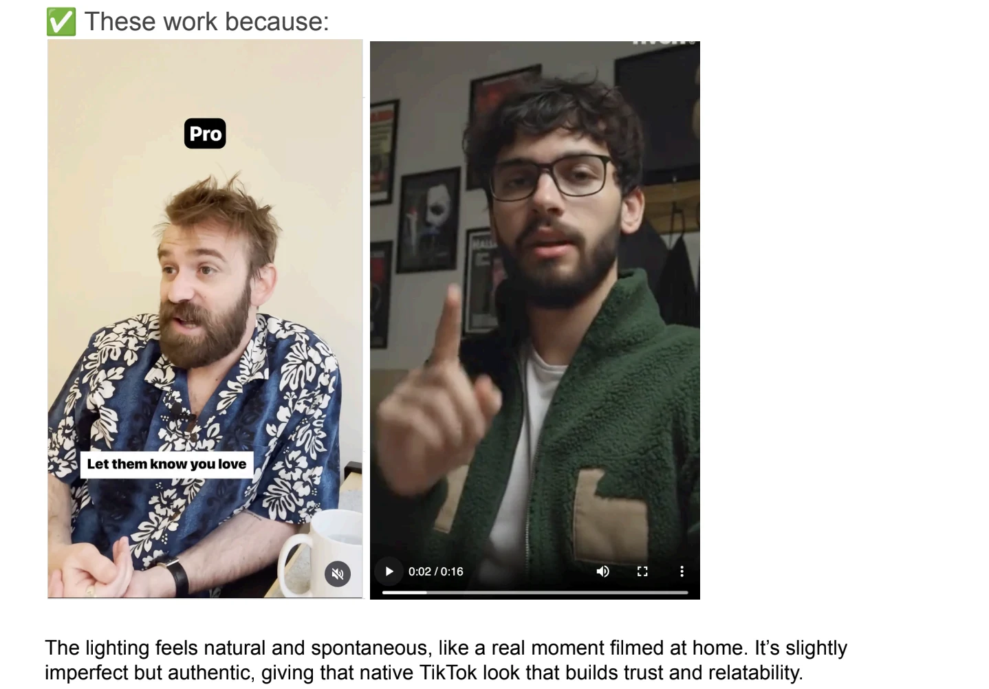 Screenshot from the client brief