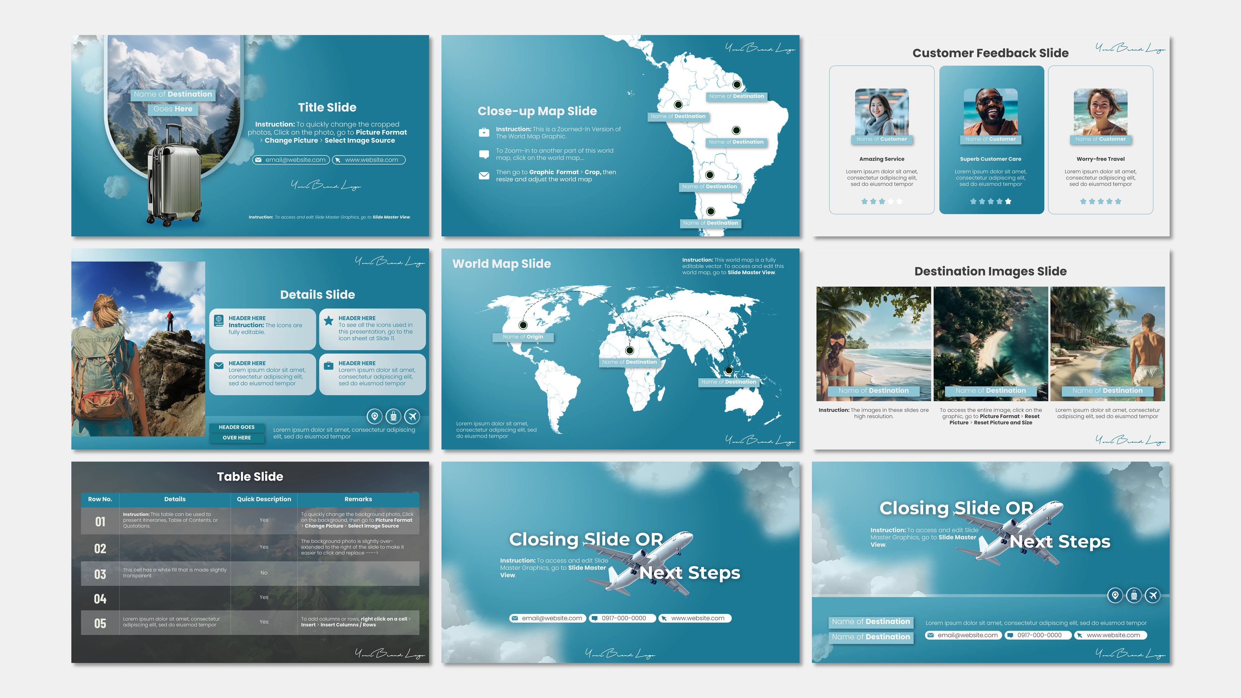 Travel Presentation Template