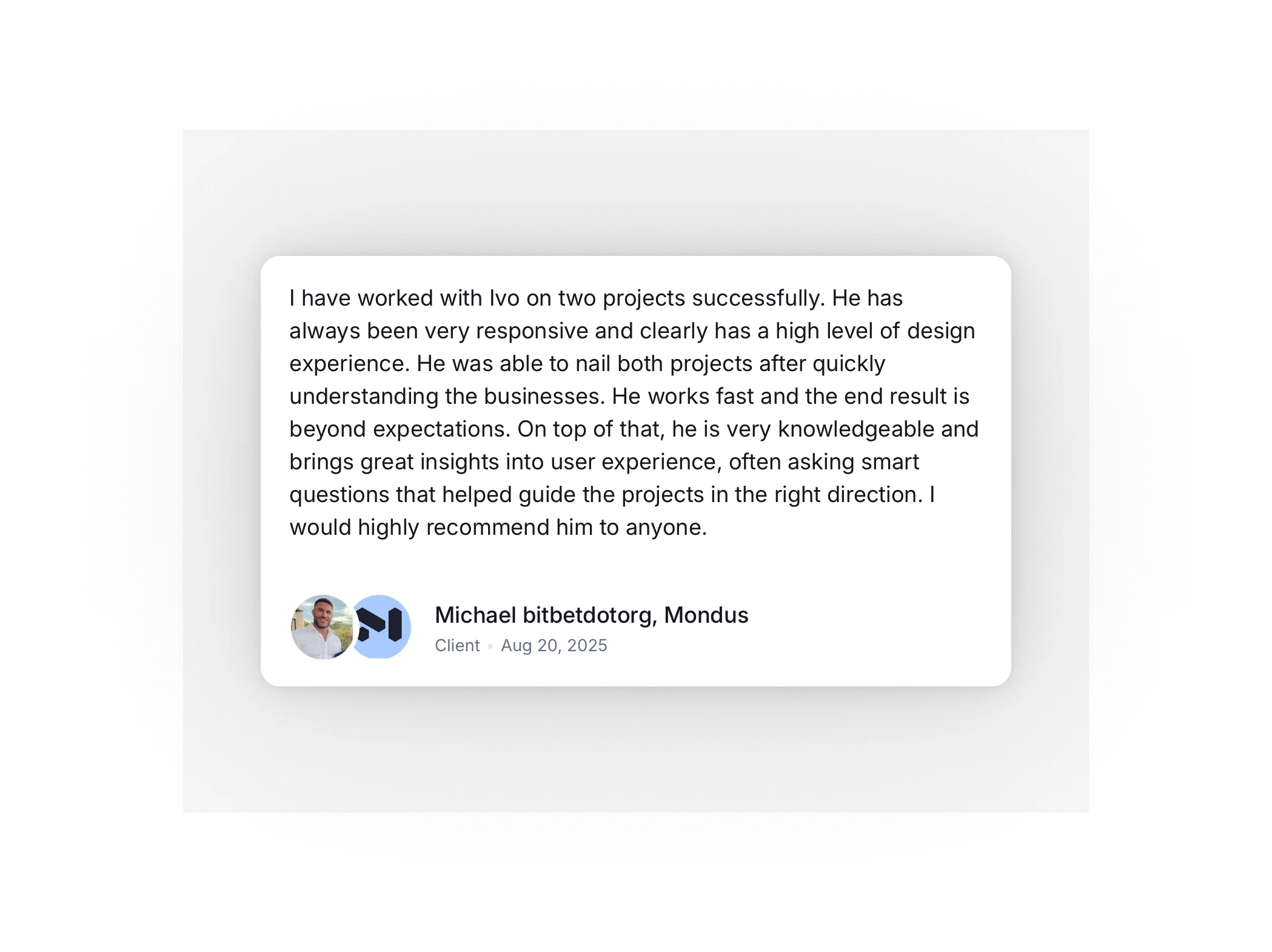 Review by the Founder & CEO