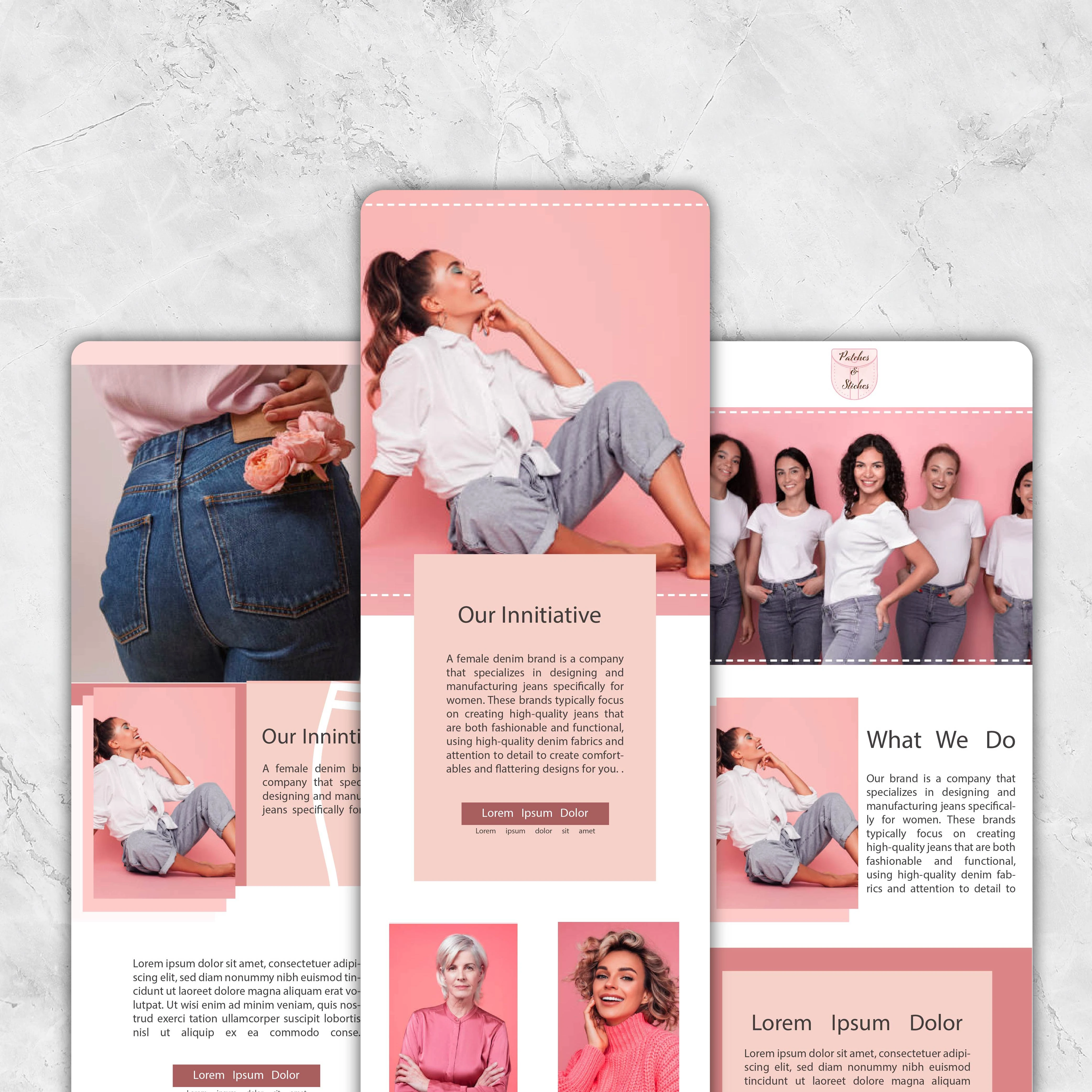 Denim Email Brand Design