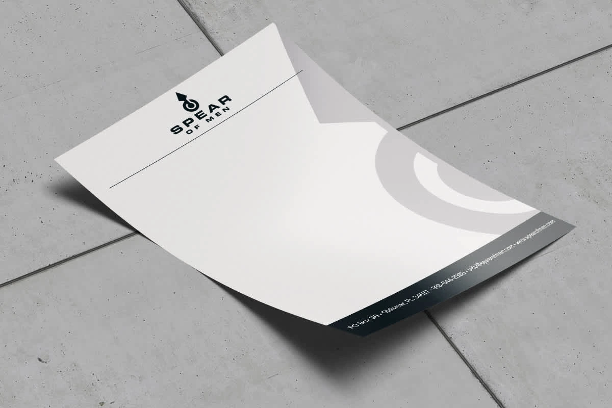 Letterhead - Layout done in InDesign.