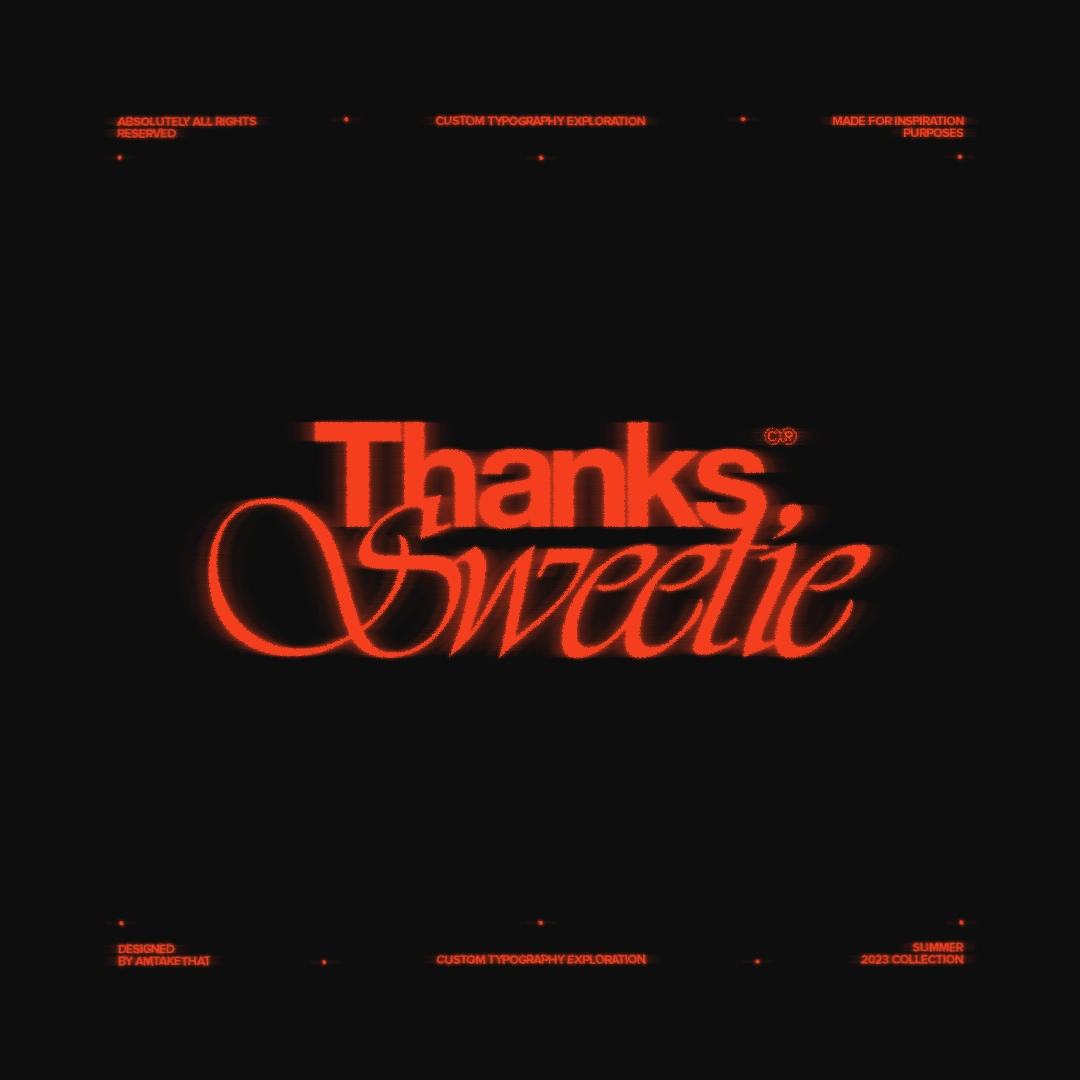 Thanks, Sweetie