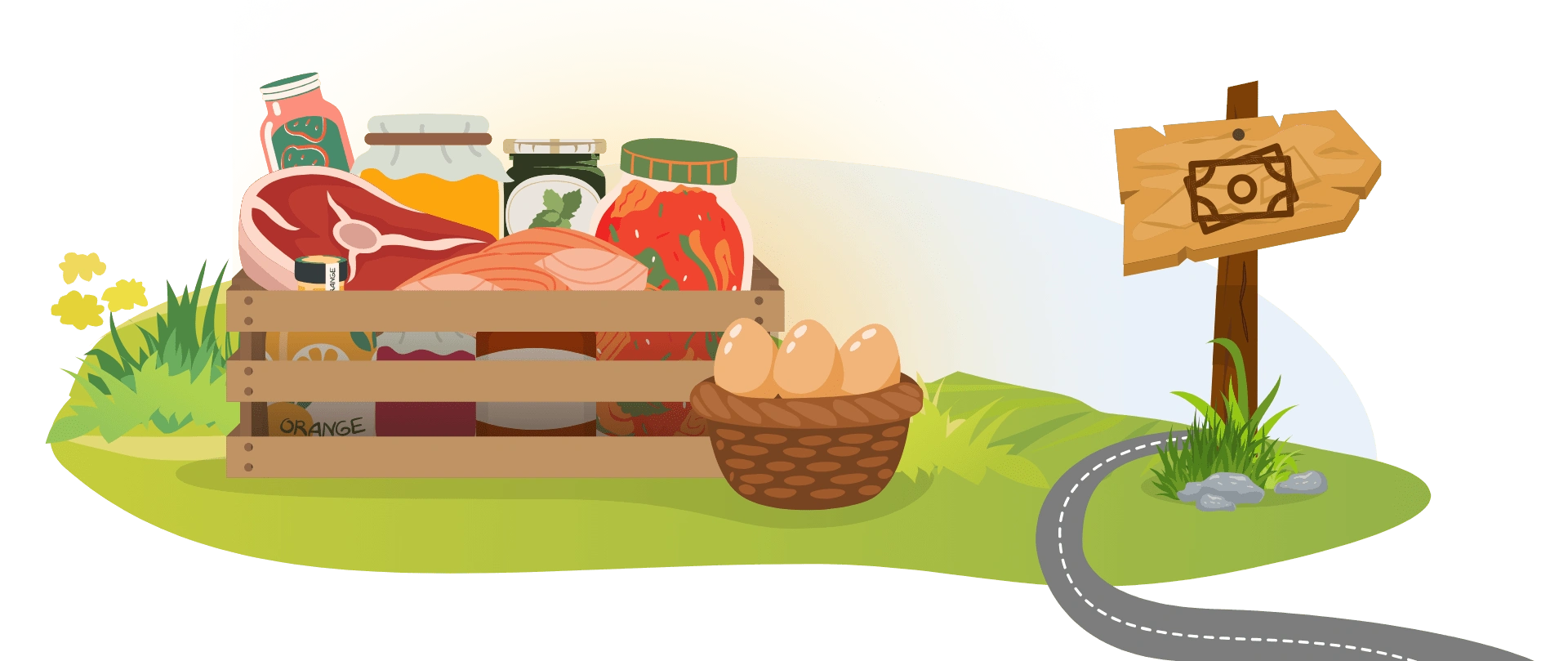 Illustration for Farmhand's Retention Roadmap campaign (5/7)