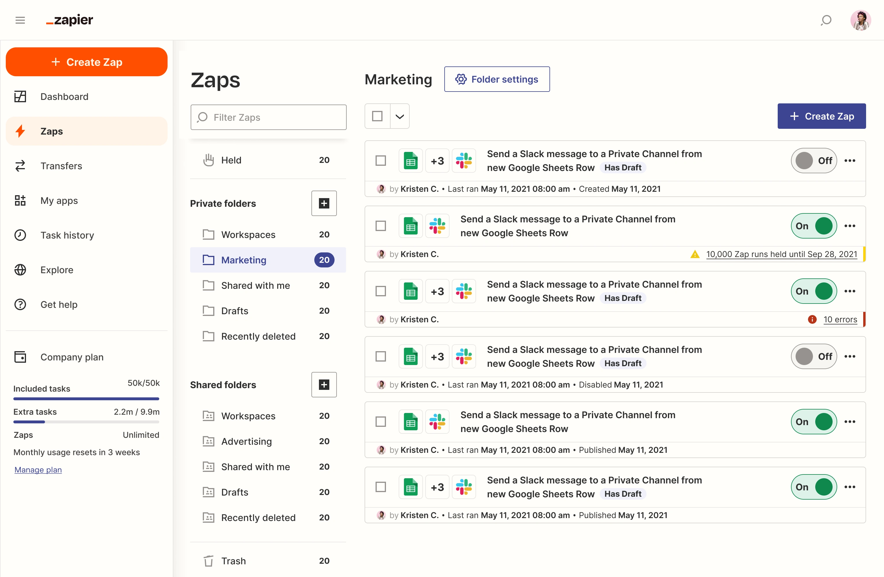Integrations with multiple APIs