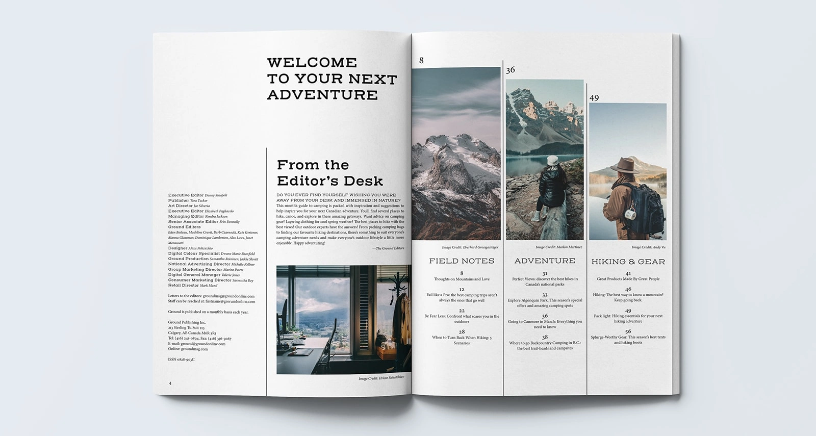 Letter from the Editor & Table of Contents