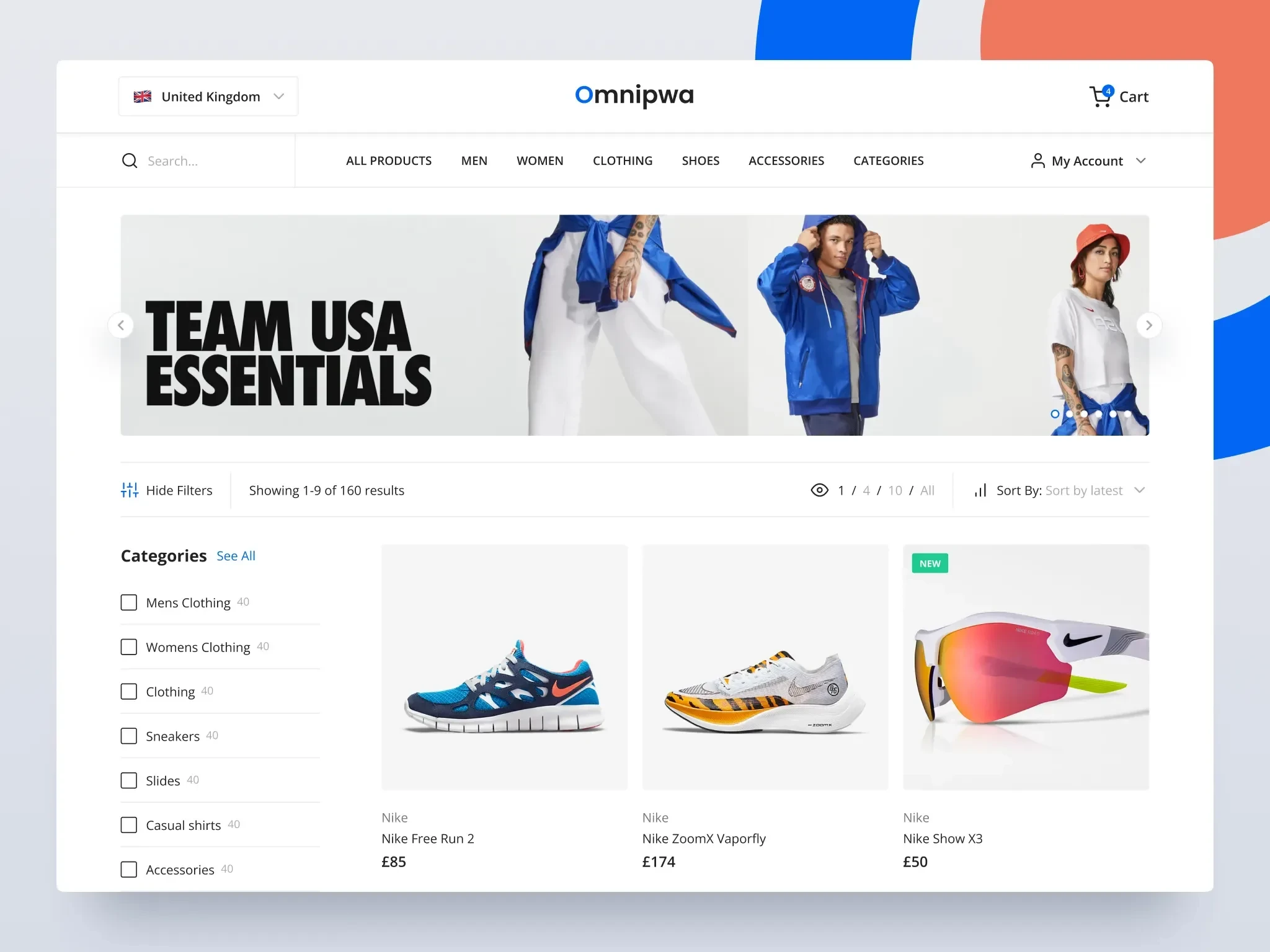 Landing page