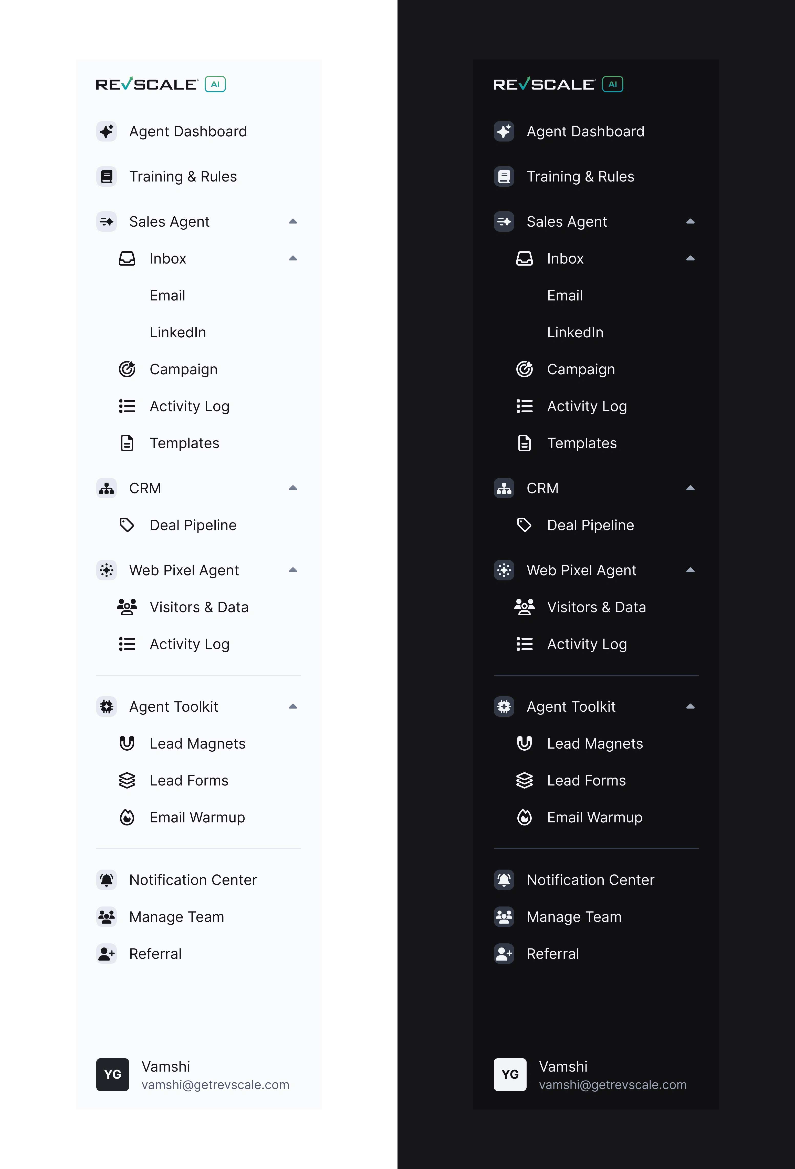 Side Navigation