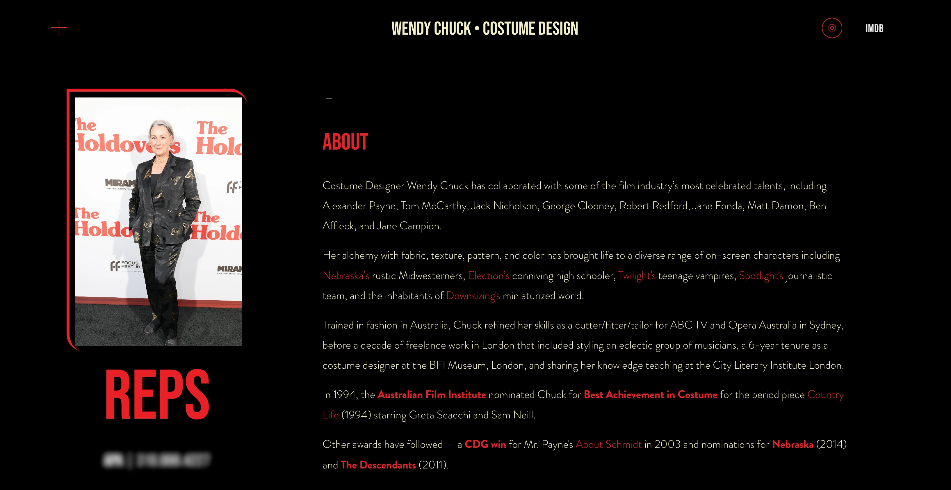 Optimized about page with internal/external linking