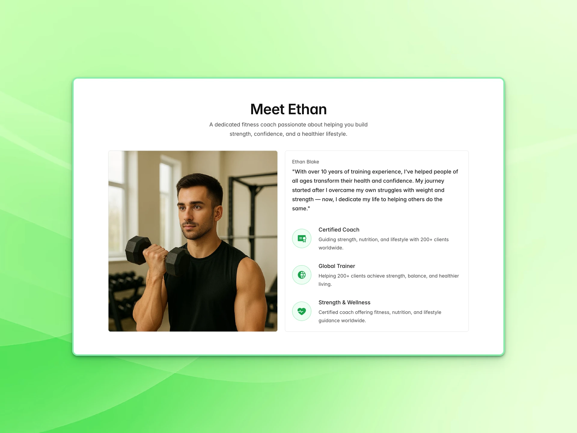 Ethan's Profile