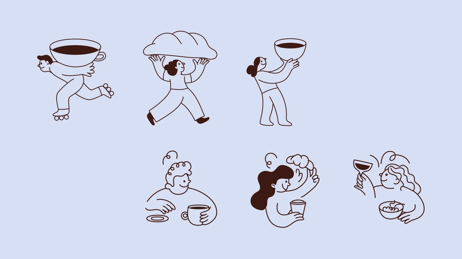 The illustration style was all about adding a human touch.
We kept it simple and playful — a way to tell stories visually without feeling too polished.

This section shows how illustration supports the brand’s personal, handmade feel.
