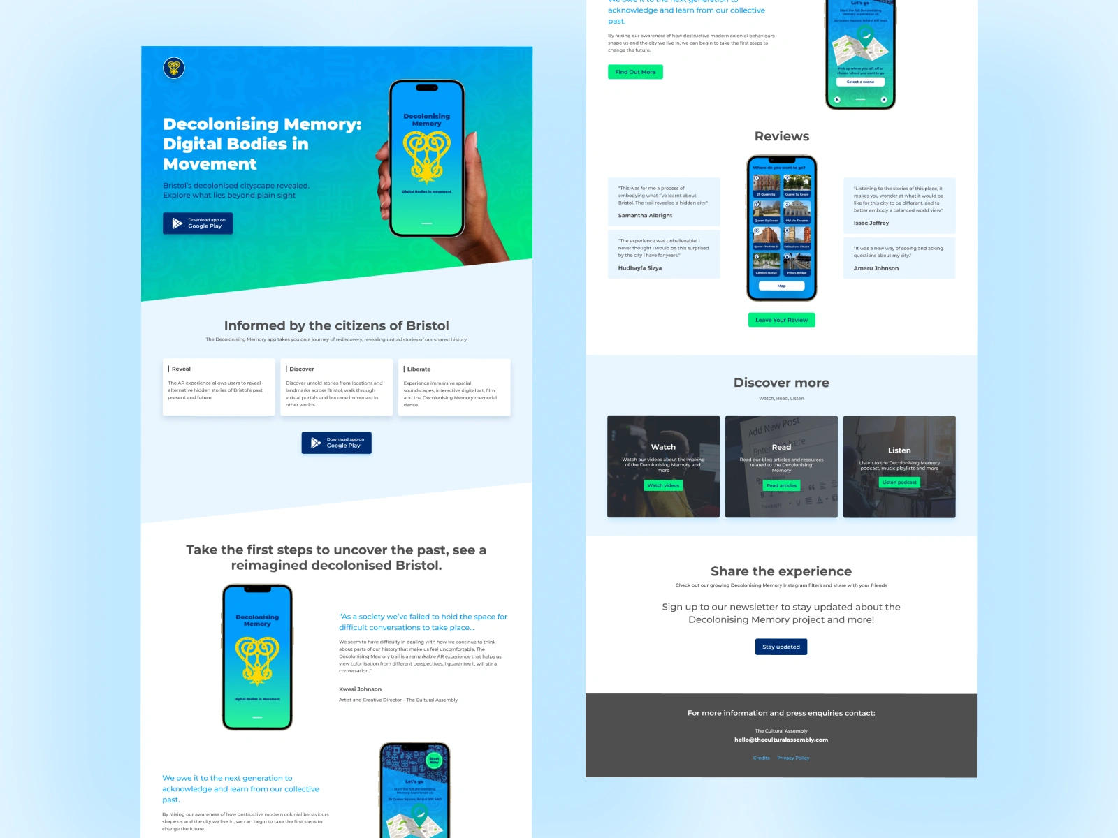 The Landing Page