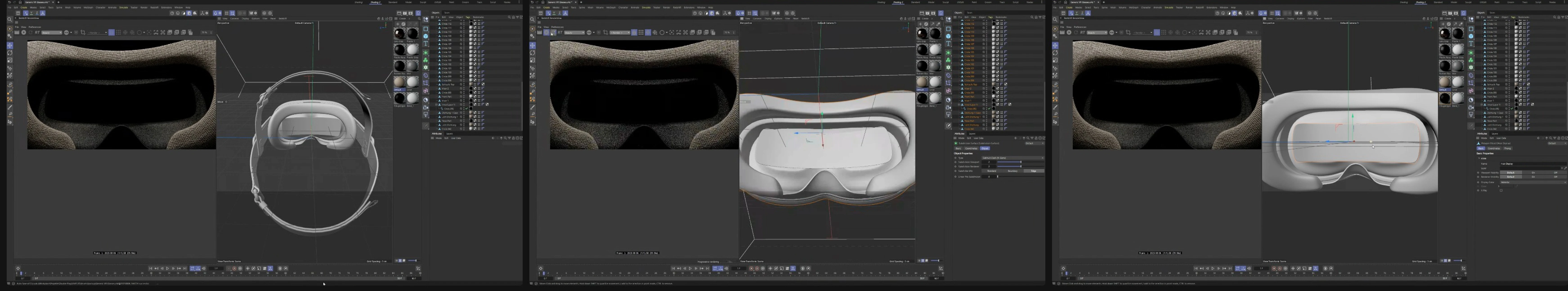 First 3D iterations in Blender