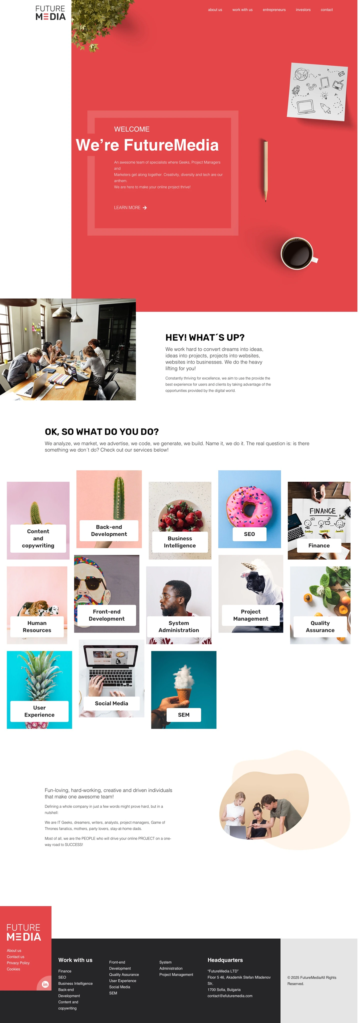 Future Media - old website